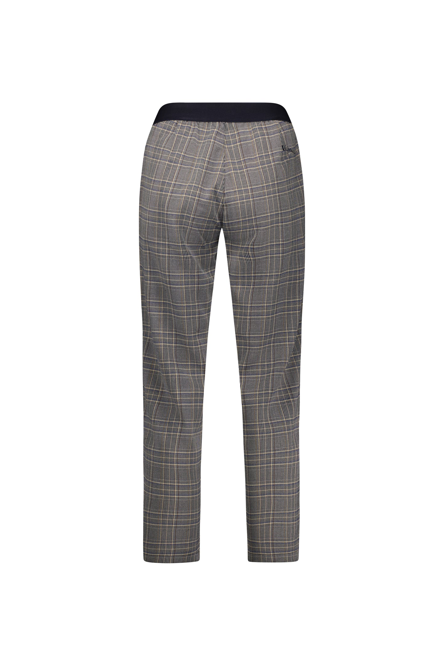 5963AK Kent - Slim Leg 7/8 Length Pant with Elastic Back Waistband - Vassalli