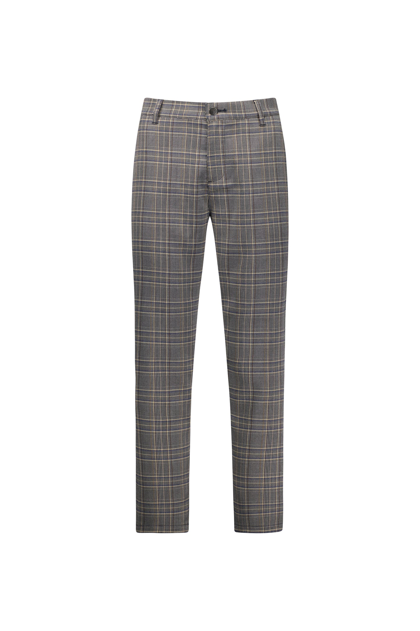 5963AK Kent - Slim Leg 7/8 Length Pant with Elastic Back Waistband - Vassalli