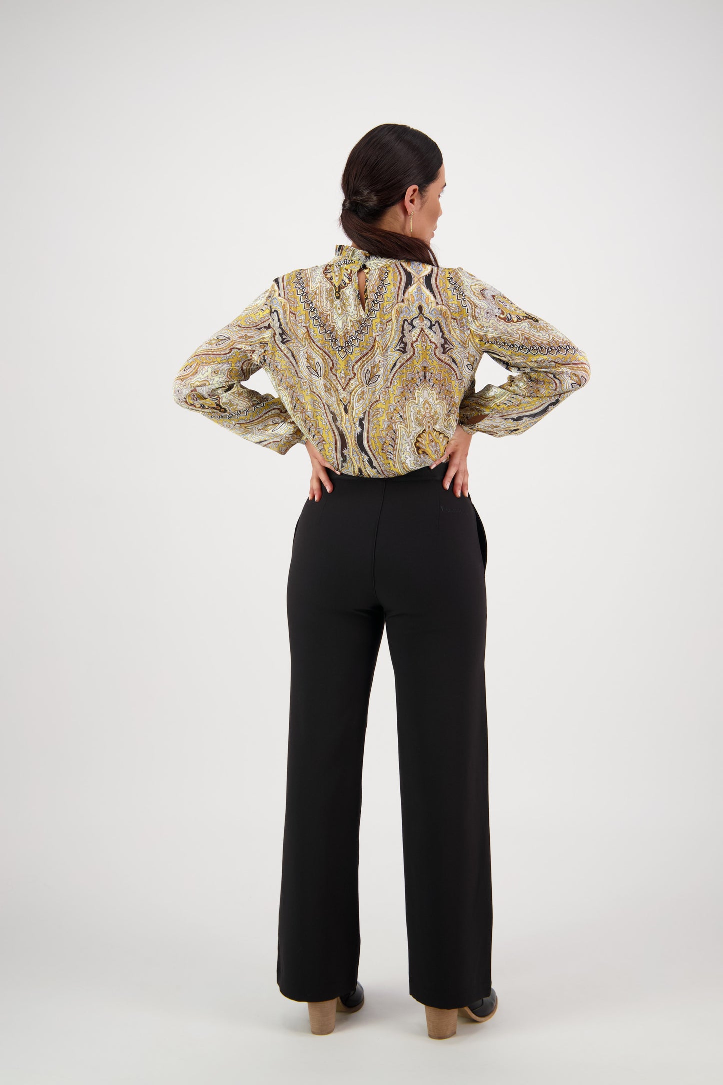 5979 Wide Leg Dress Pant - Black