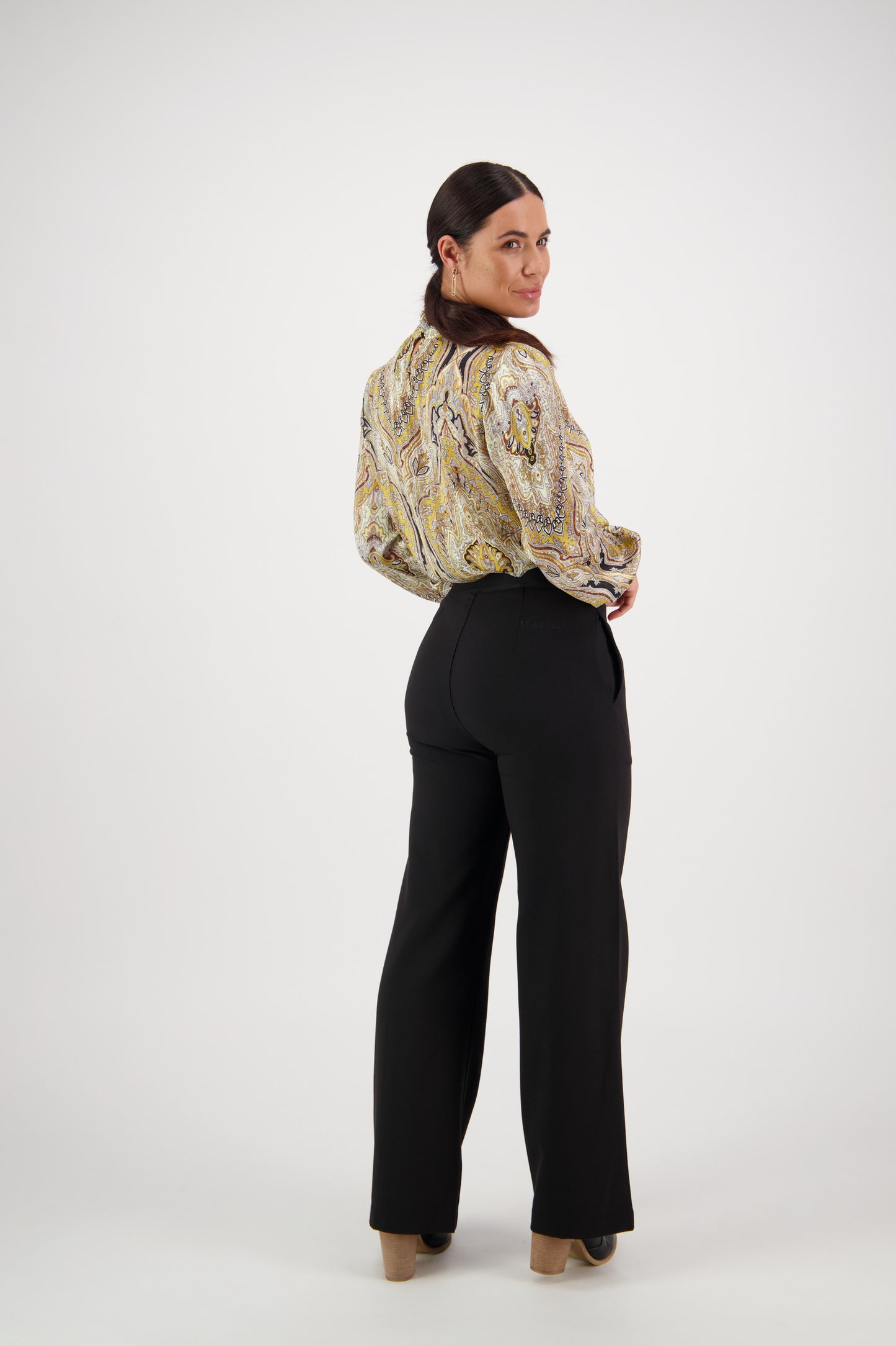 5979 Wide Leg Dress Pant - Black