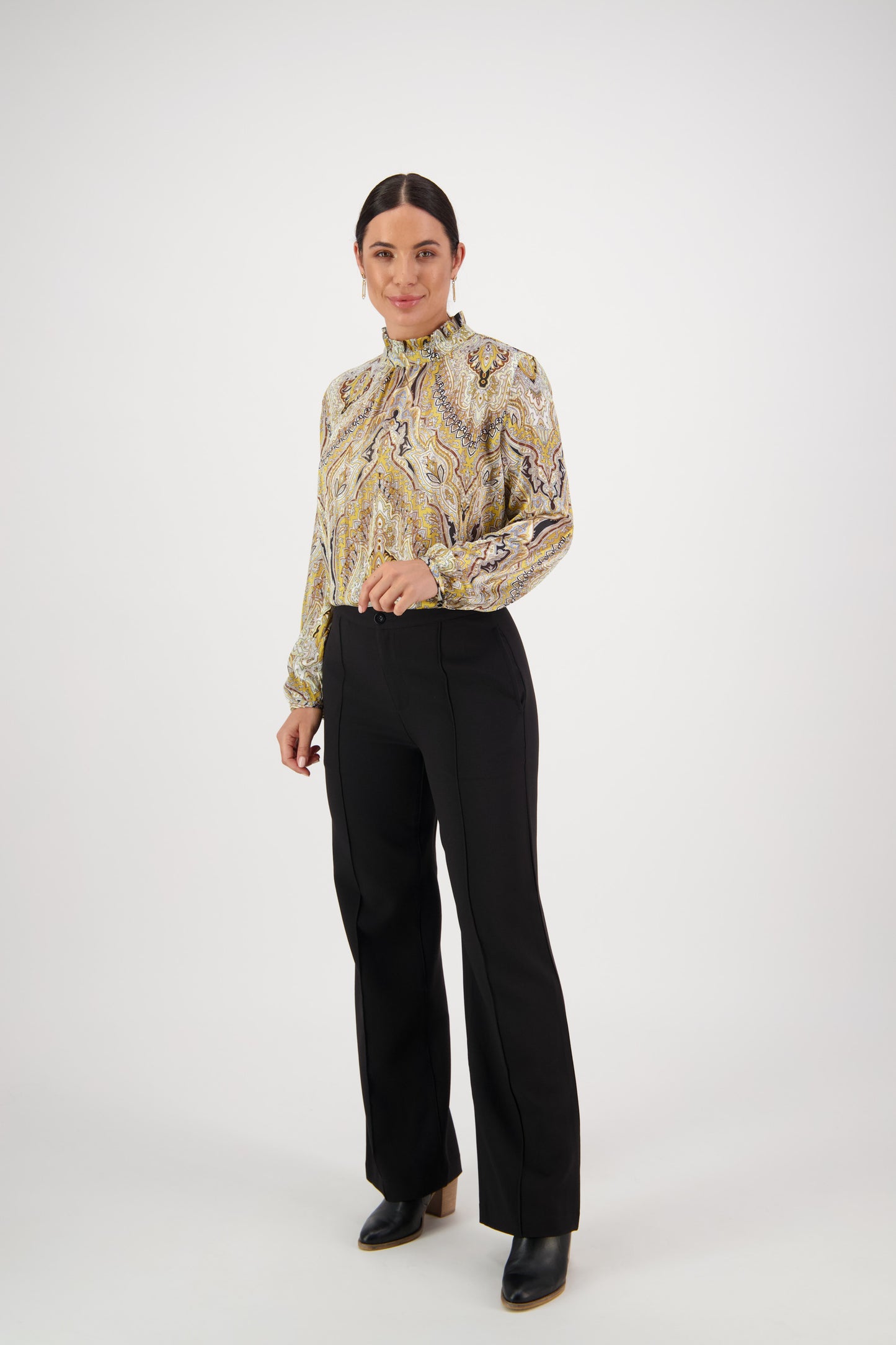 5979 Wide Leg Dress Pant - Black