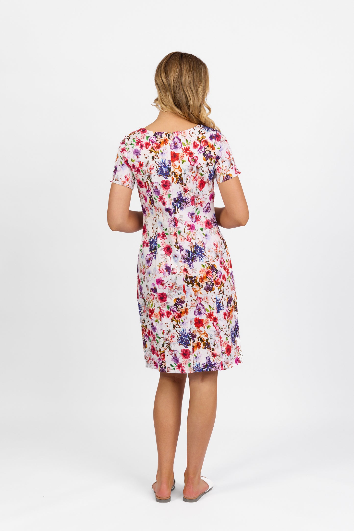 6092LW Fitted Dress - Burst