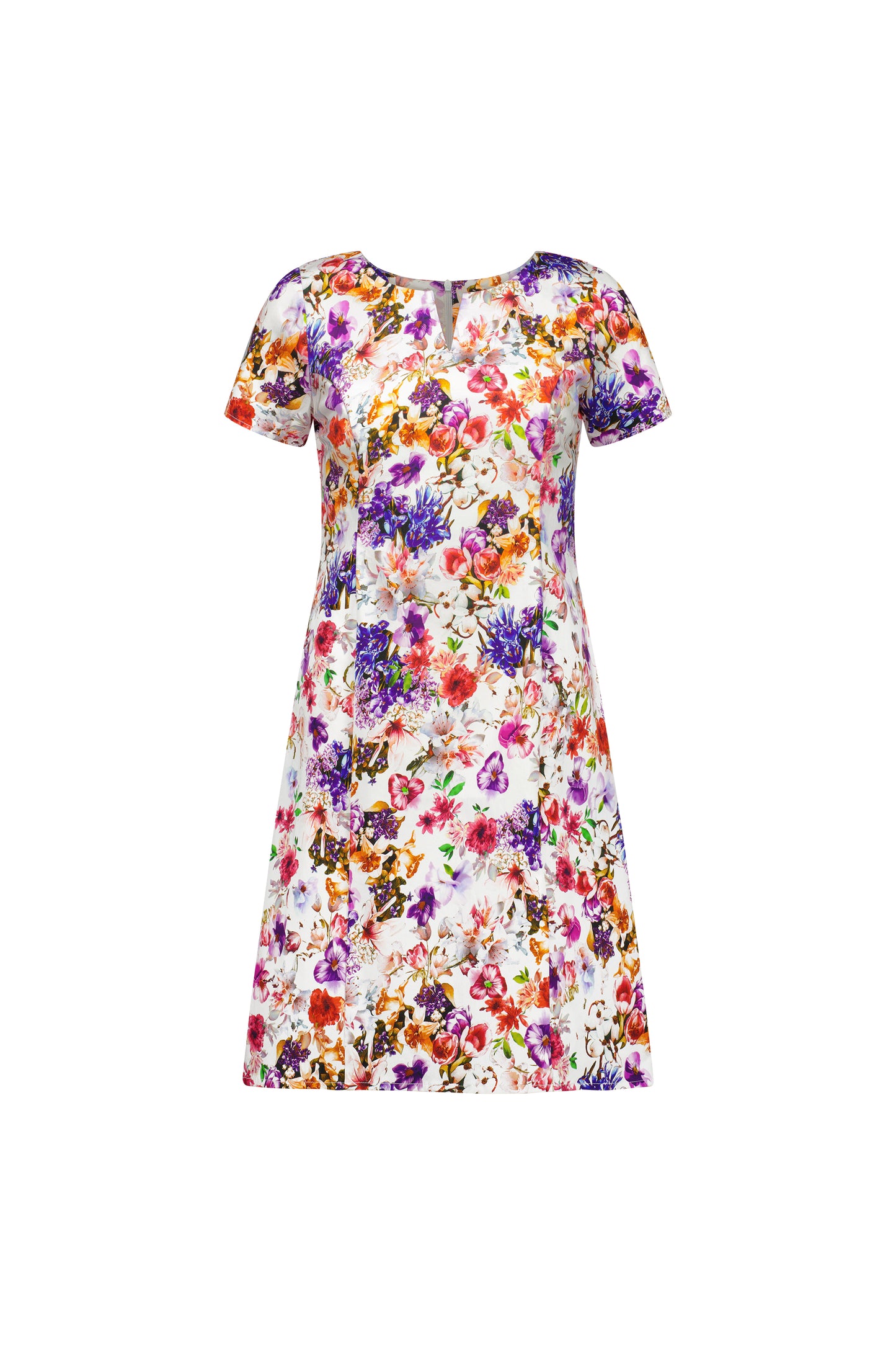 6092LW Fitted Dress - Burst
