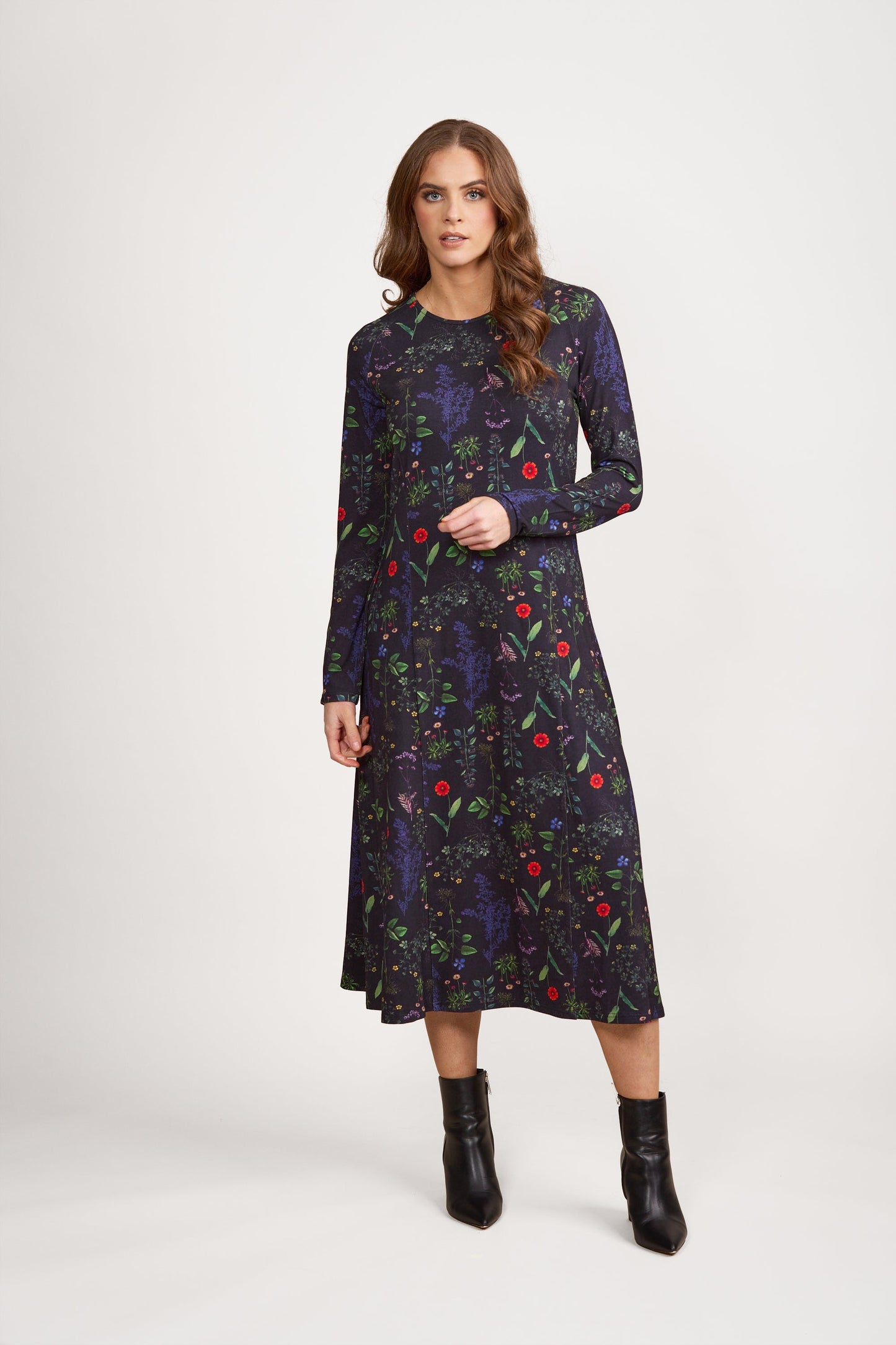 6097A Halo - Longline Swing Knit Dress - Vassalli