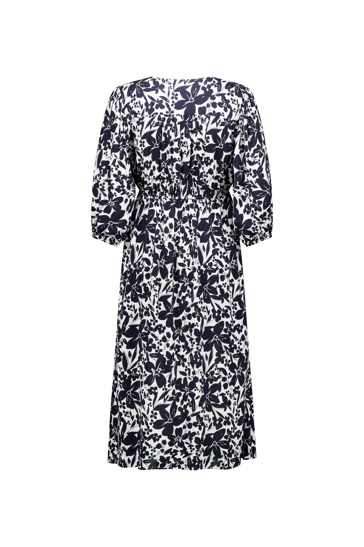 6105 Coco - V Neck Dress with Elbow Length Sleeve - Vassalli