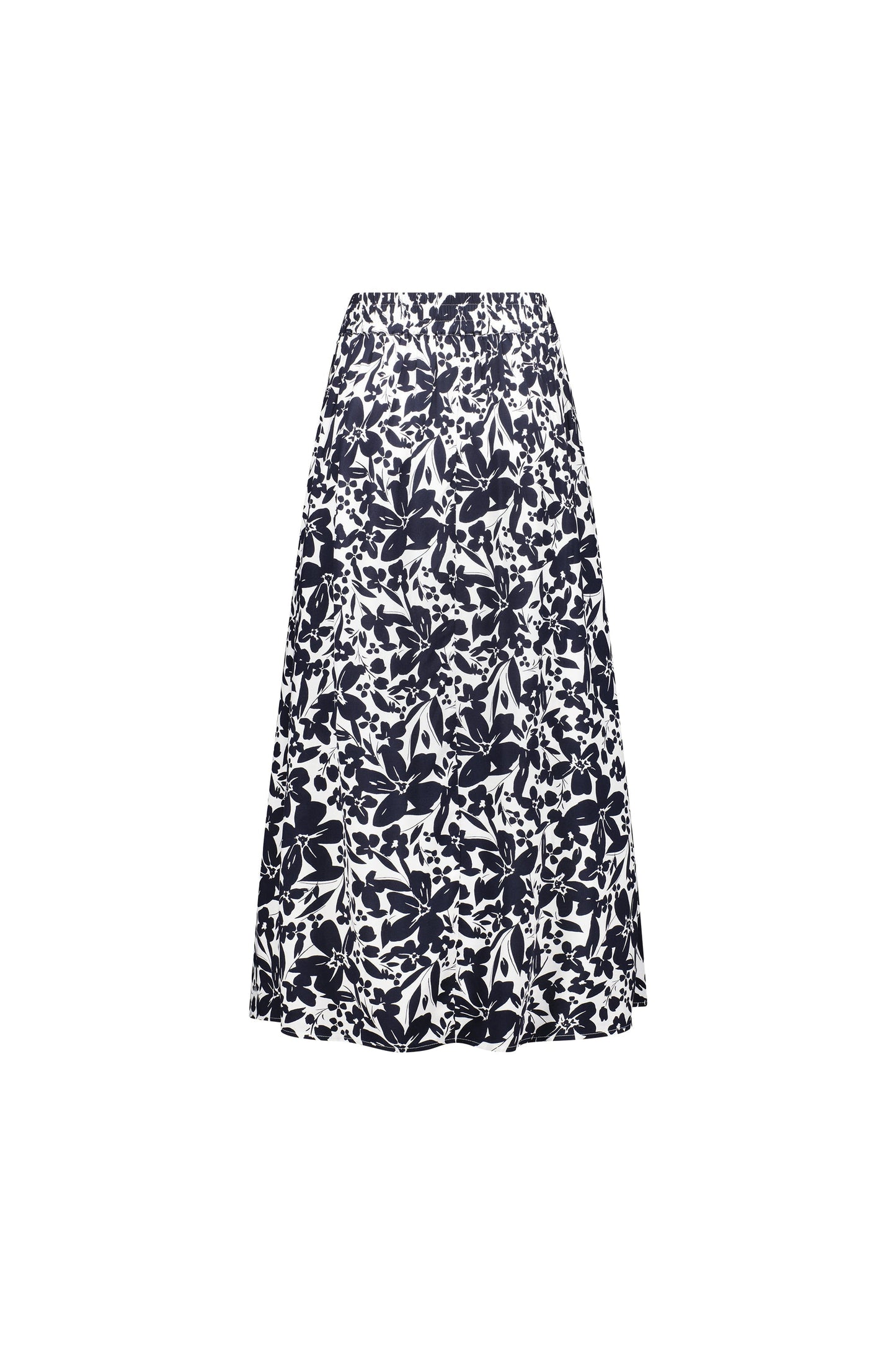 7057 Coco - Pull-On Long Skirt with Elastic Back Waistband - Vassalli