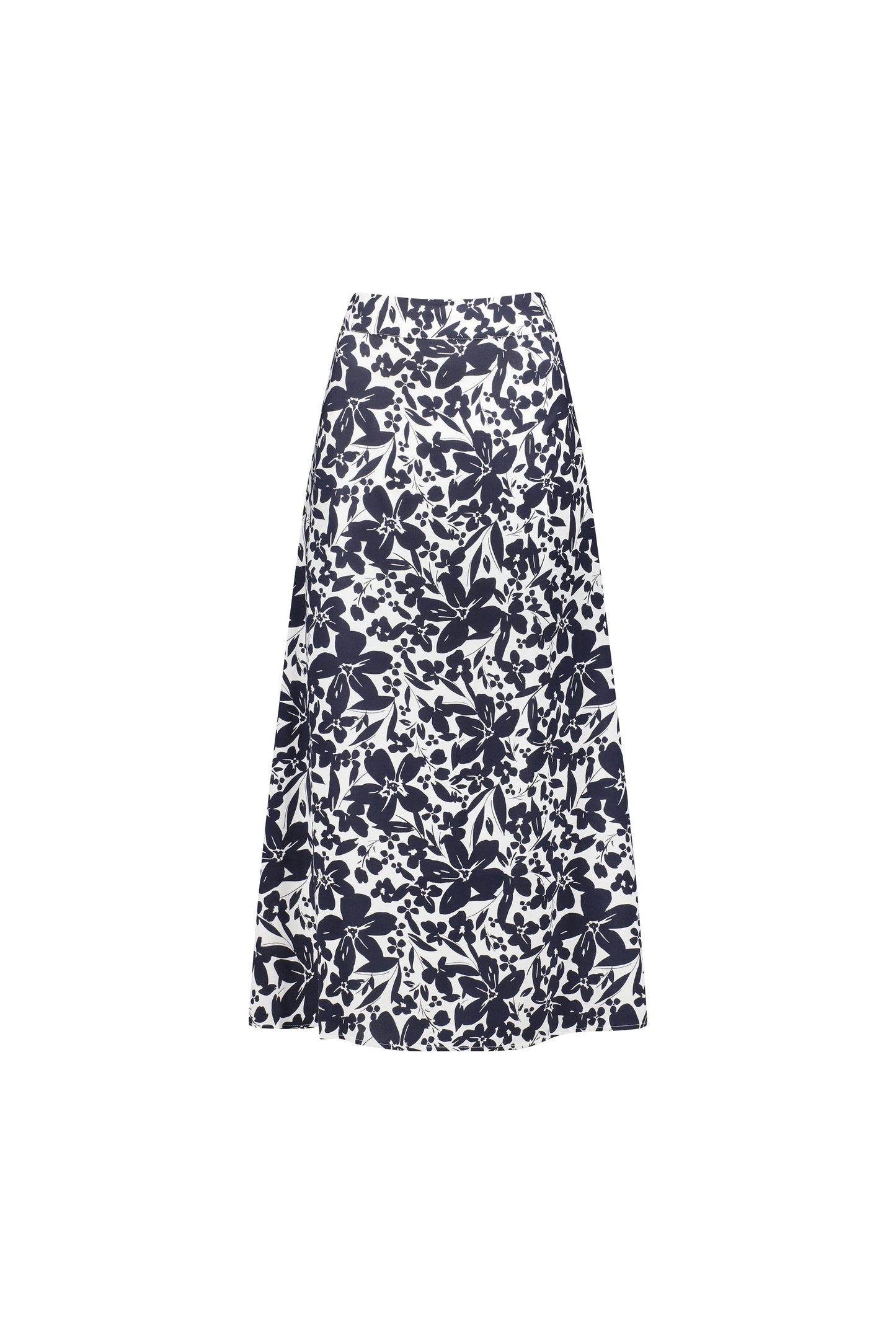 7057 Coco - Pull-On Long Skirt with Elastic Back Waistband - Vassalli