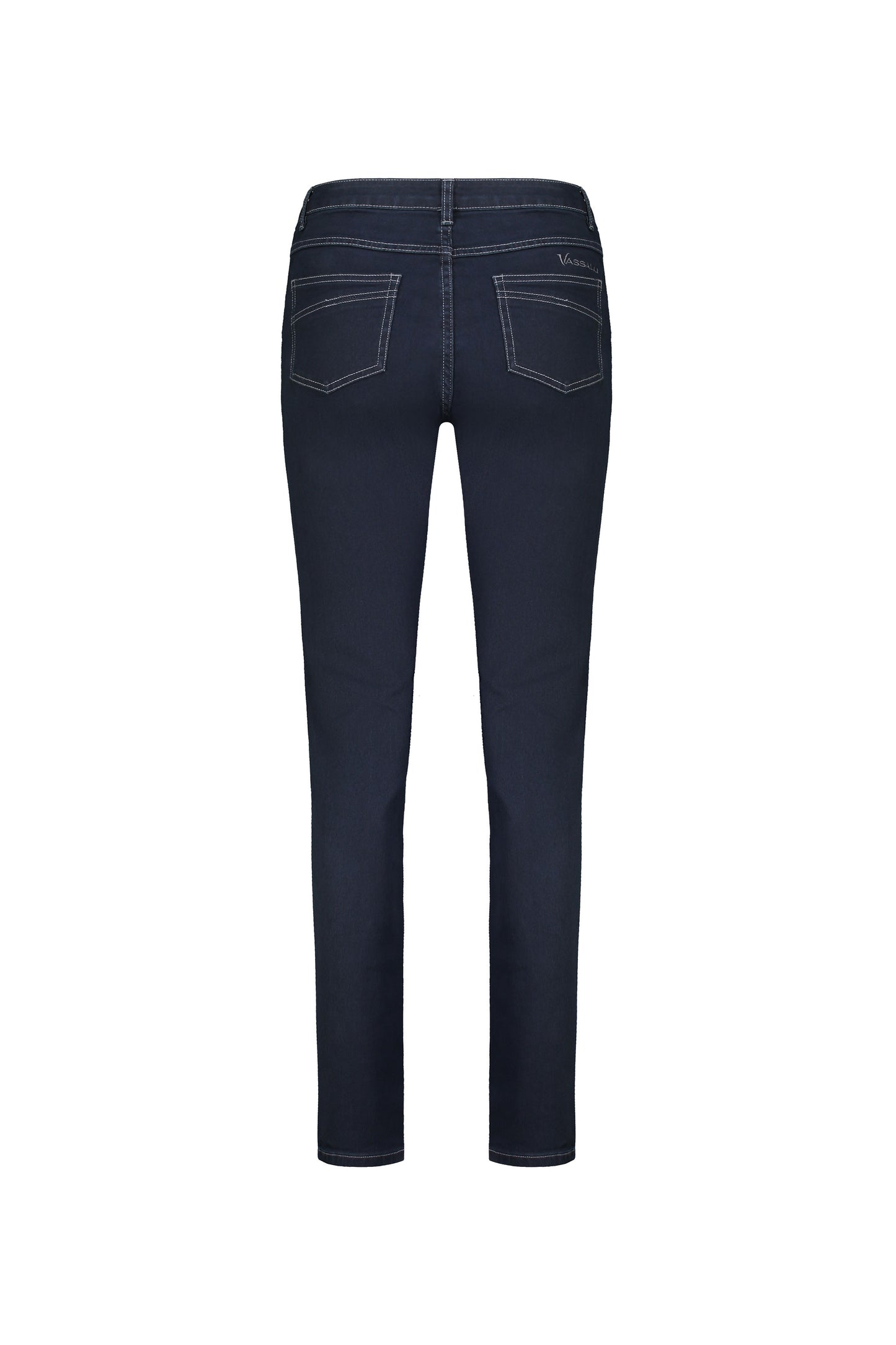 9901 Indigo Denim - Slim Leg Full Length Jean