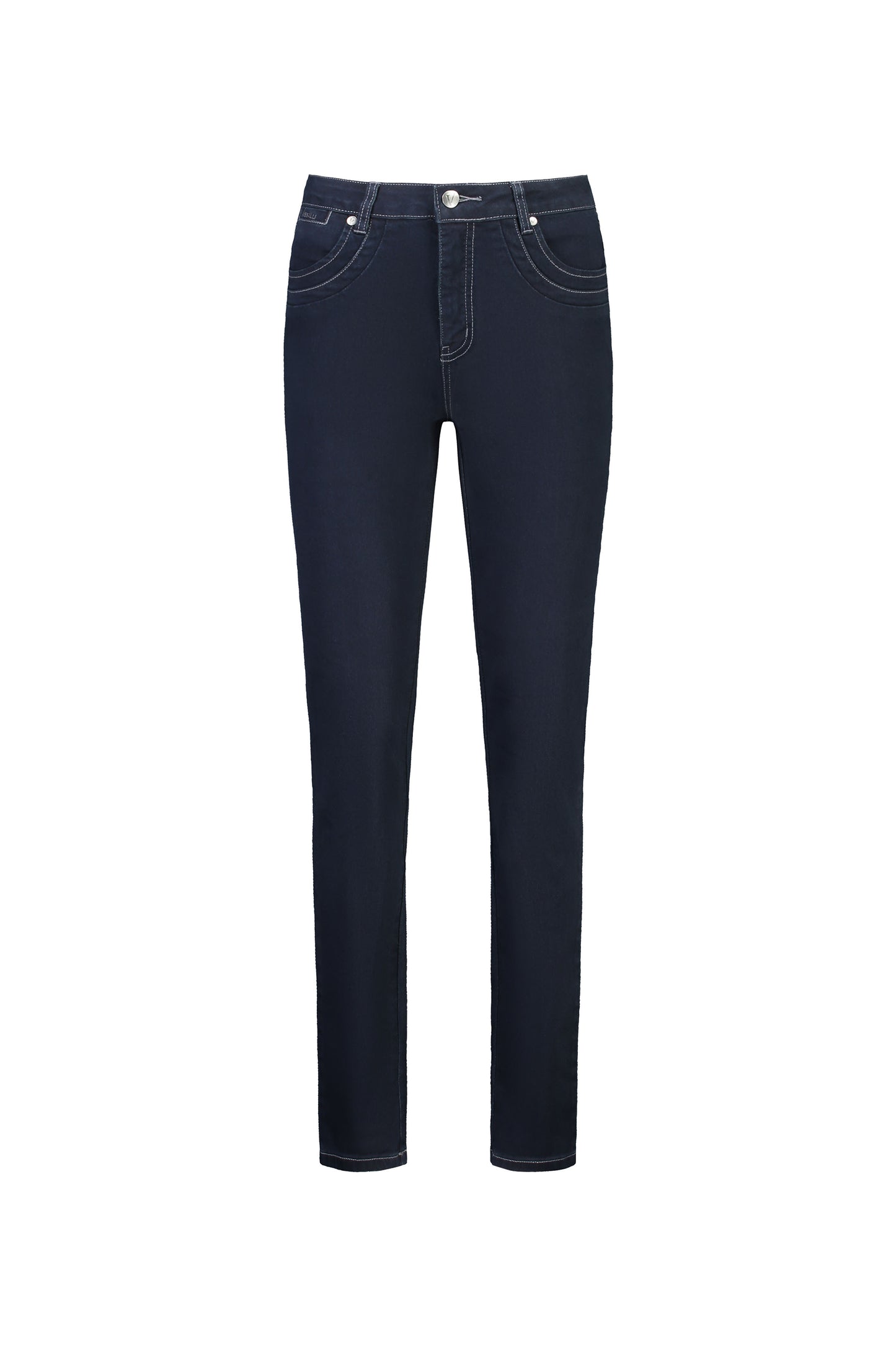 9901 Indigo Denim - Slim Leg Full Length Jean