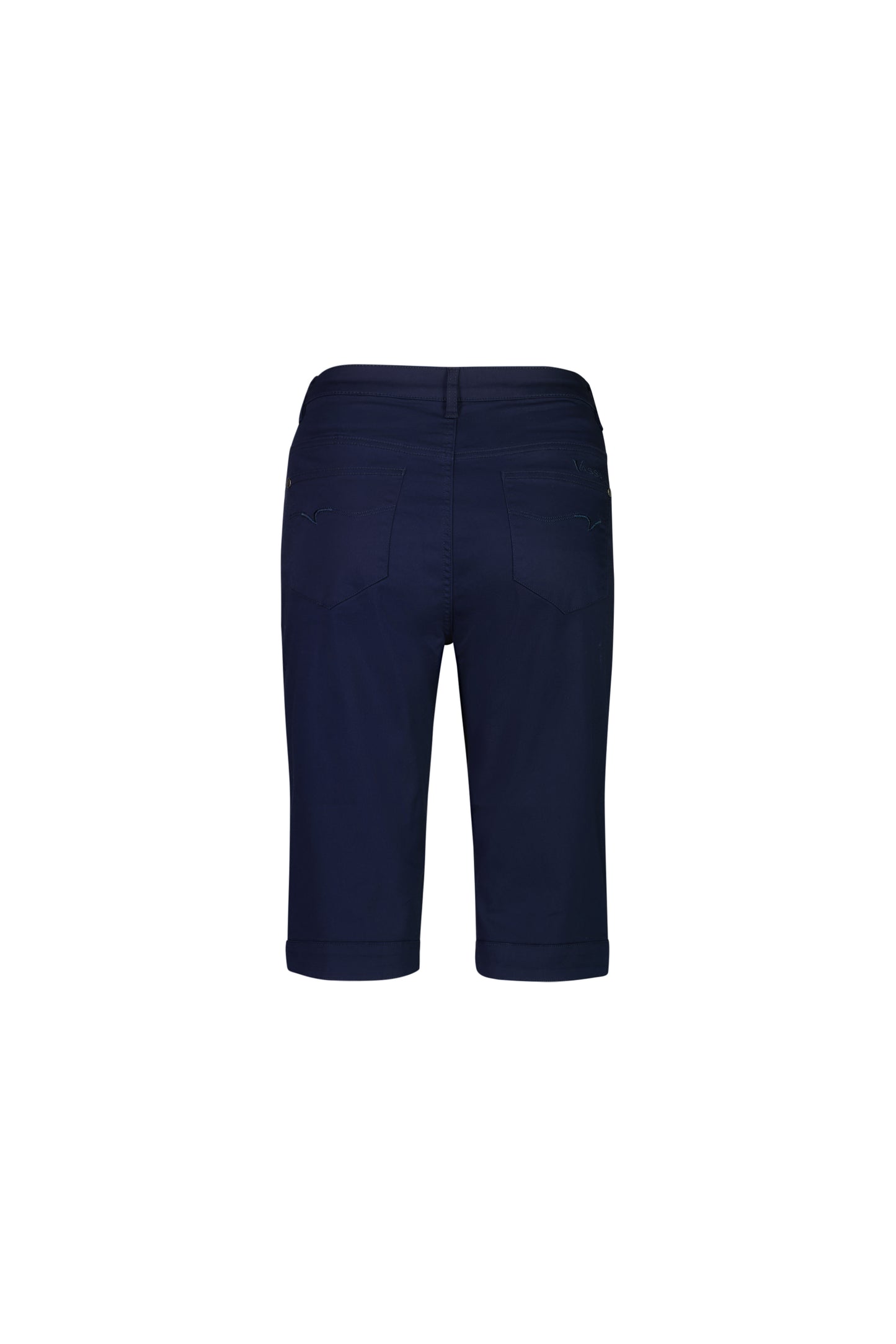 H1001LW Navy - Plain Lightweight Straight Leg Short - Vassalli