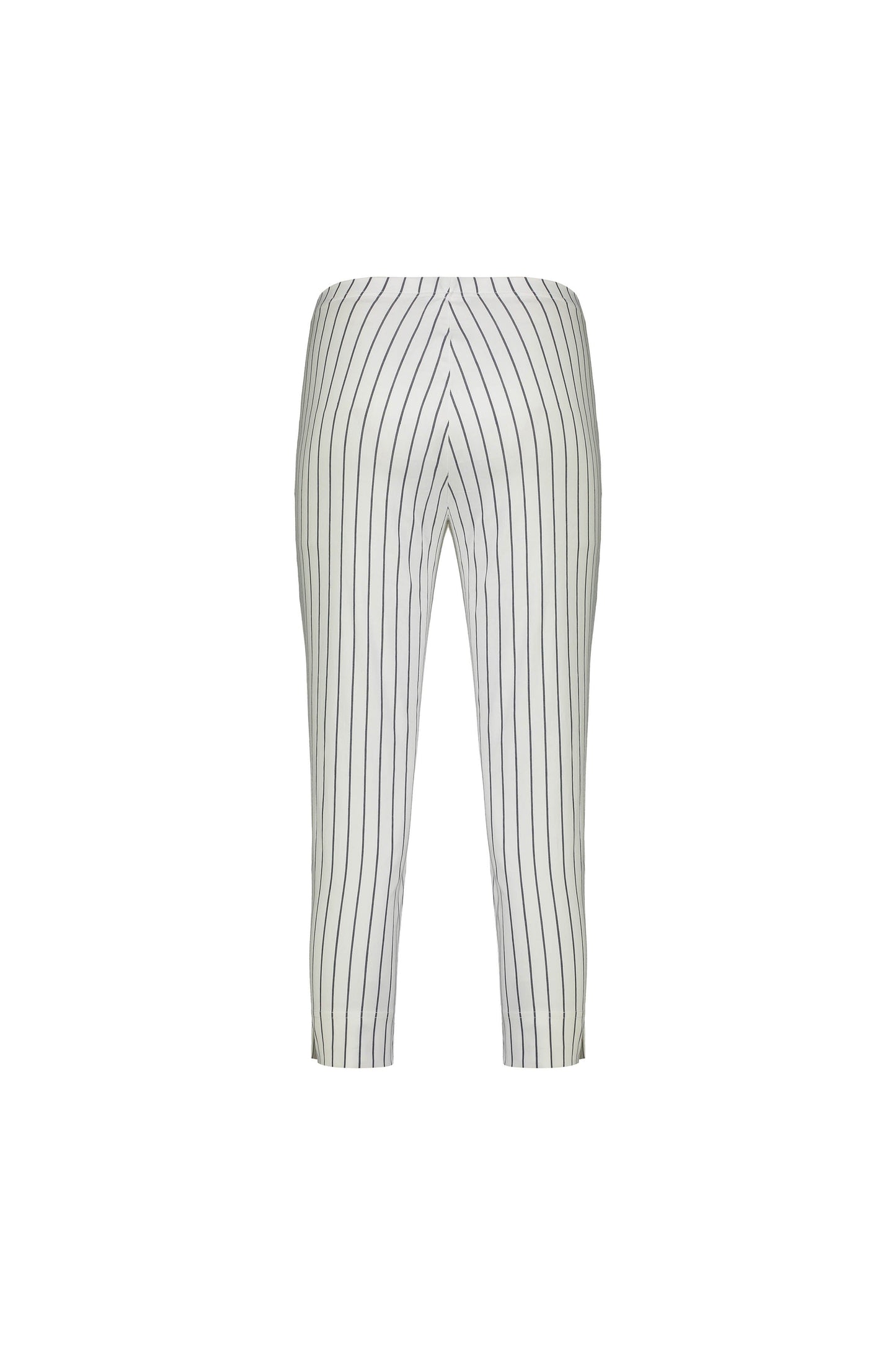P5363 White w/ Stripe - Paris Crop - Vassalli