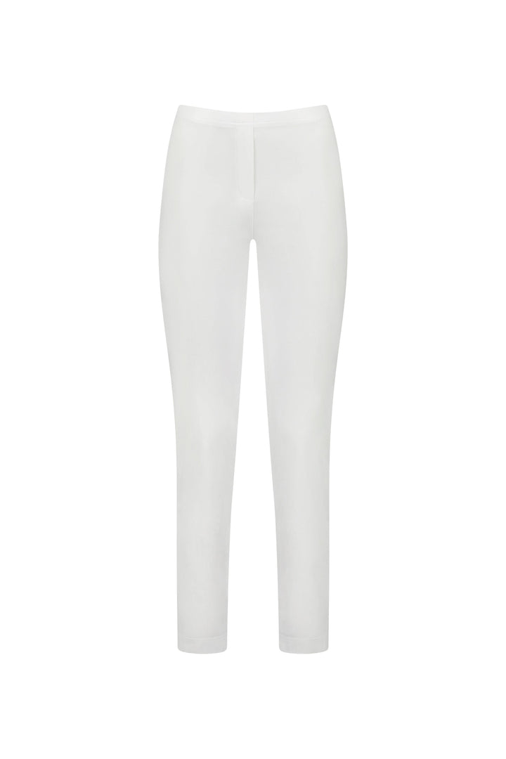 P6116 White - Paris Skinny Leg Full Length - Vassalli