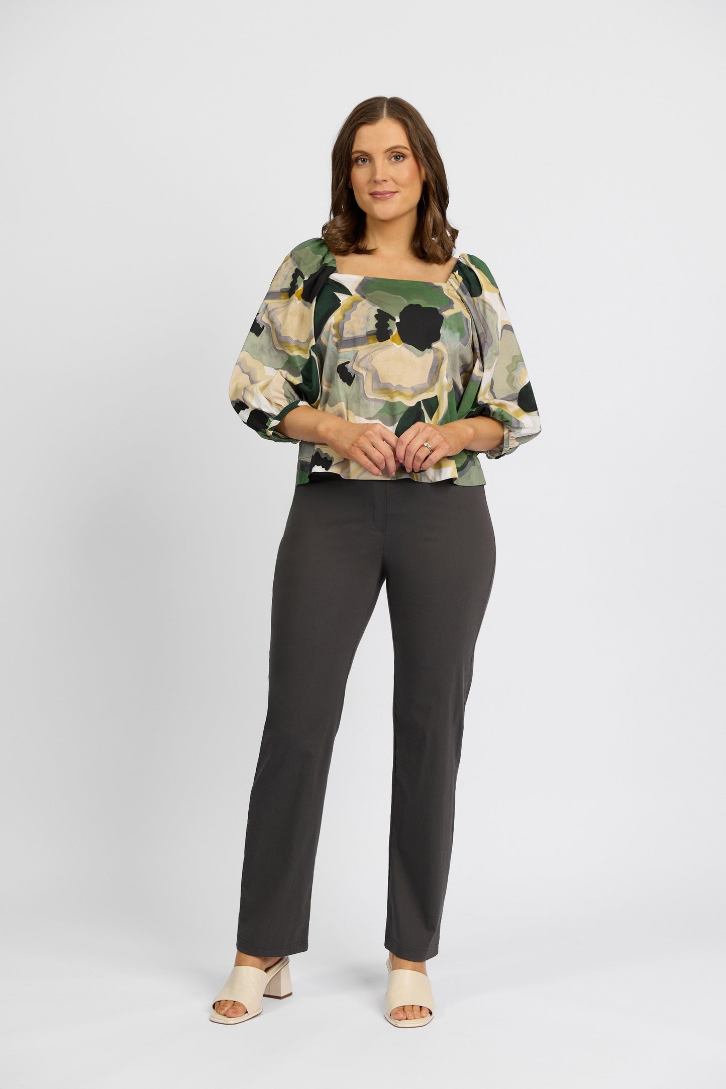 P6117 Beluga - Paris Slim Leg Full Length - Vassalli