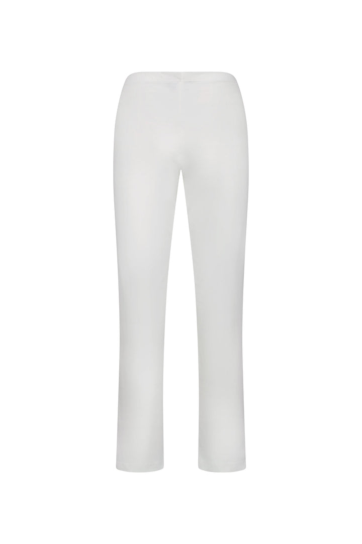P6117 White - Paris Slim Leg Full Length - Vassalli