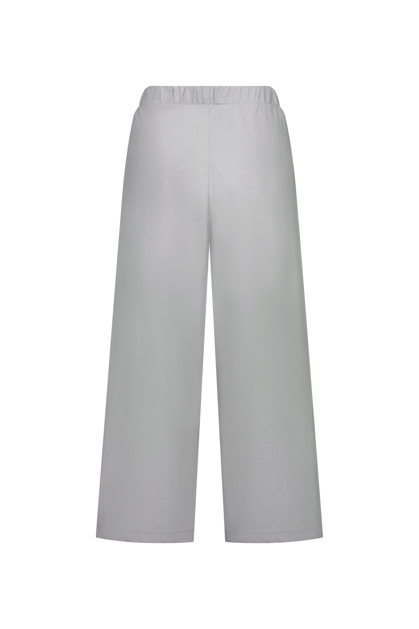 P6426 Silver - Paris Wide Leg Crop - Vassalli