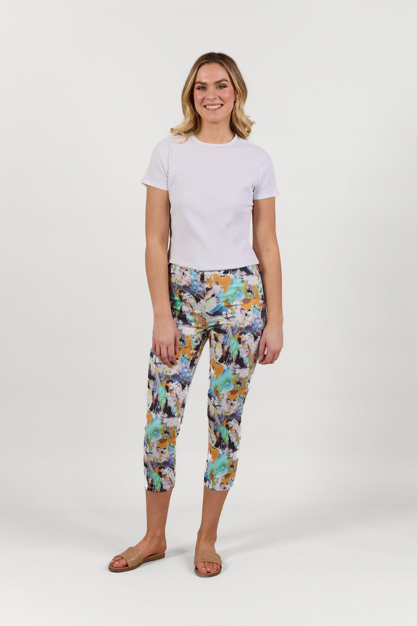 S271LW Storm - Skinny Leg 7/8 Length Lightweight Pull On