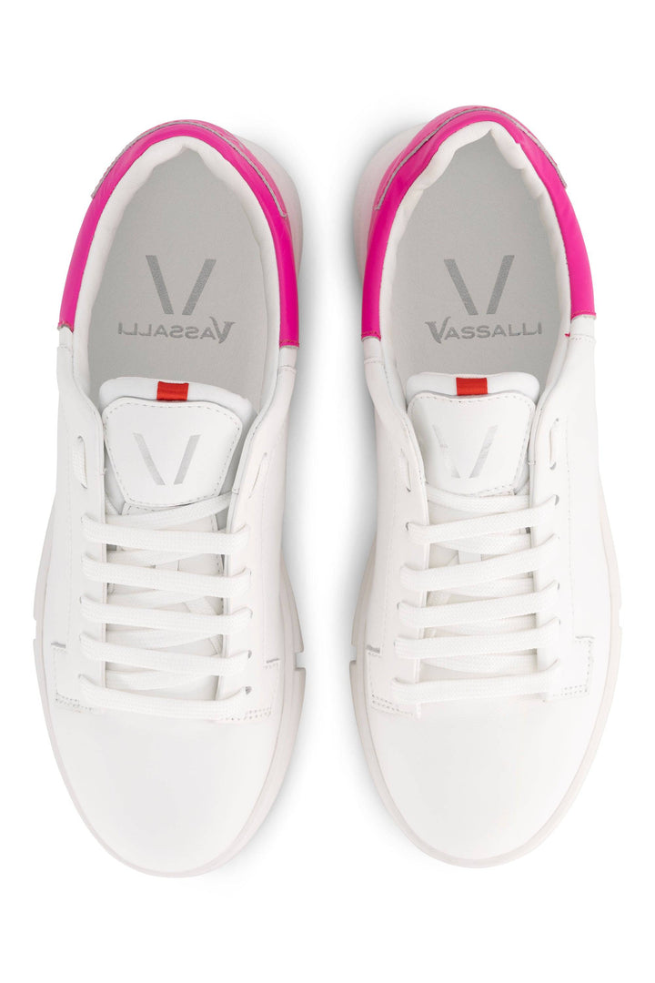 VS-001 White/Fuchsia - Sneaker - Vassalli