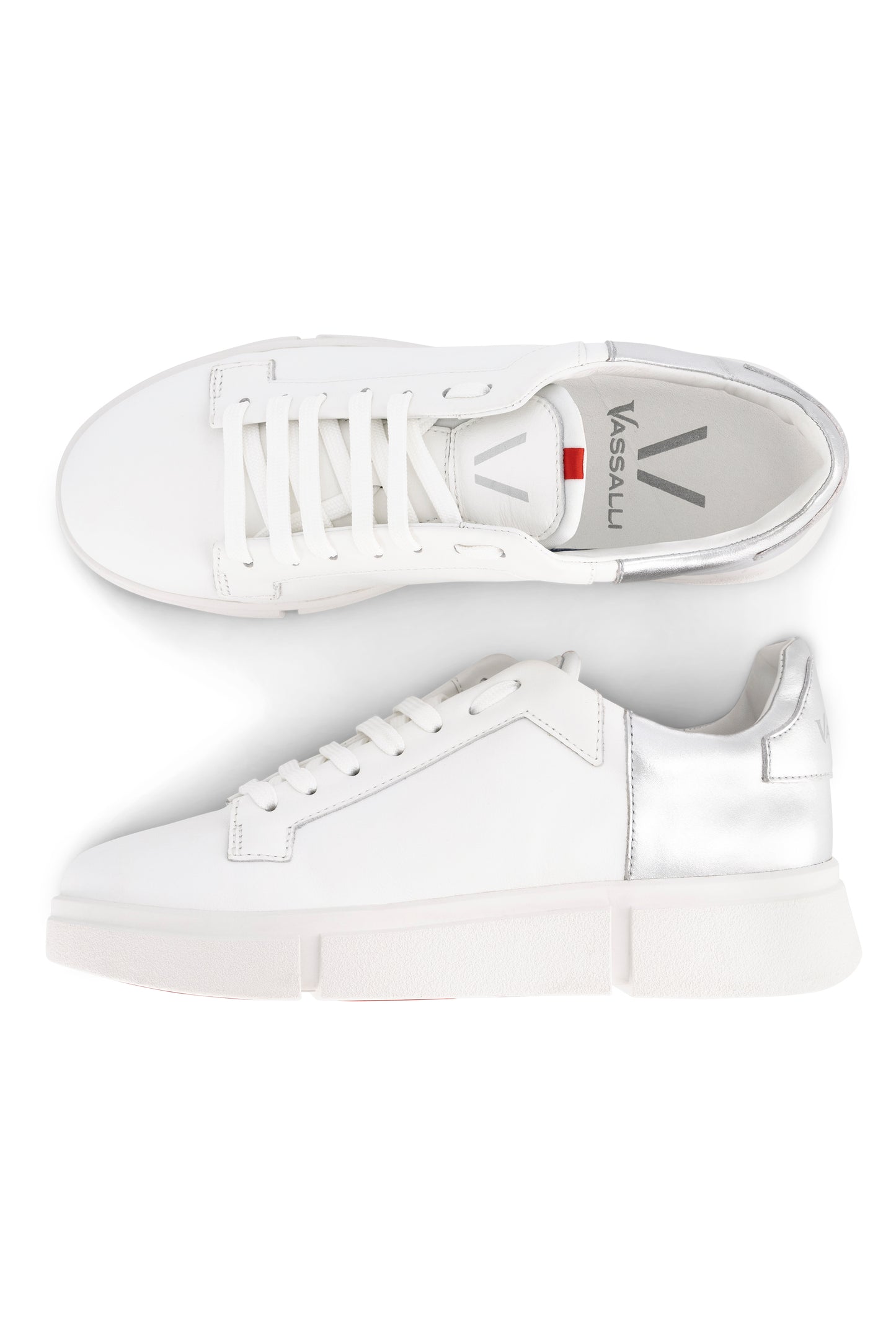VS-001 White/Silver - Sneaker