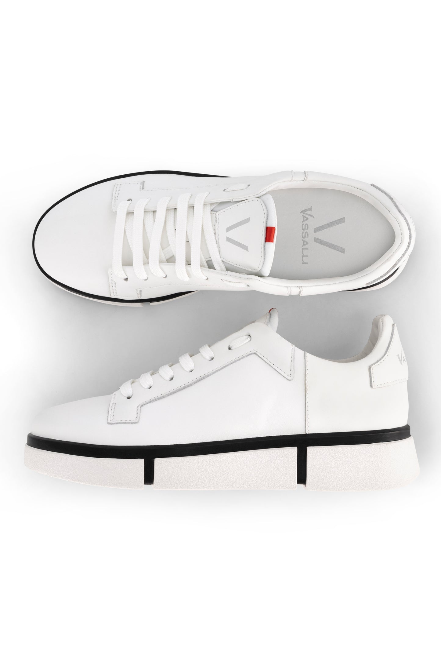 VS-001 White/White/Black - Sneaker