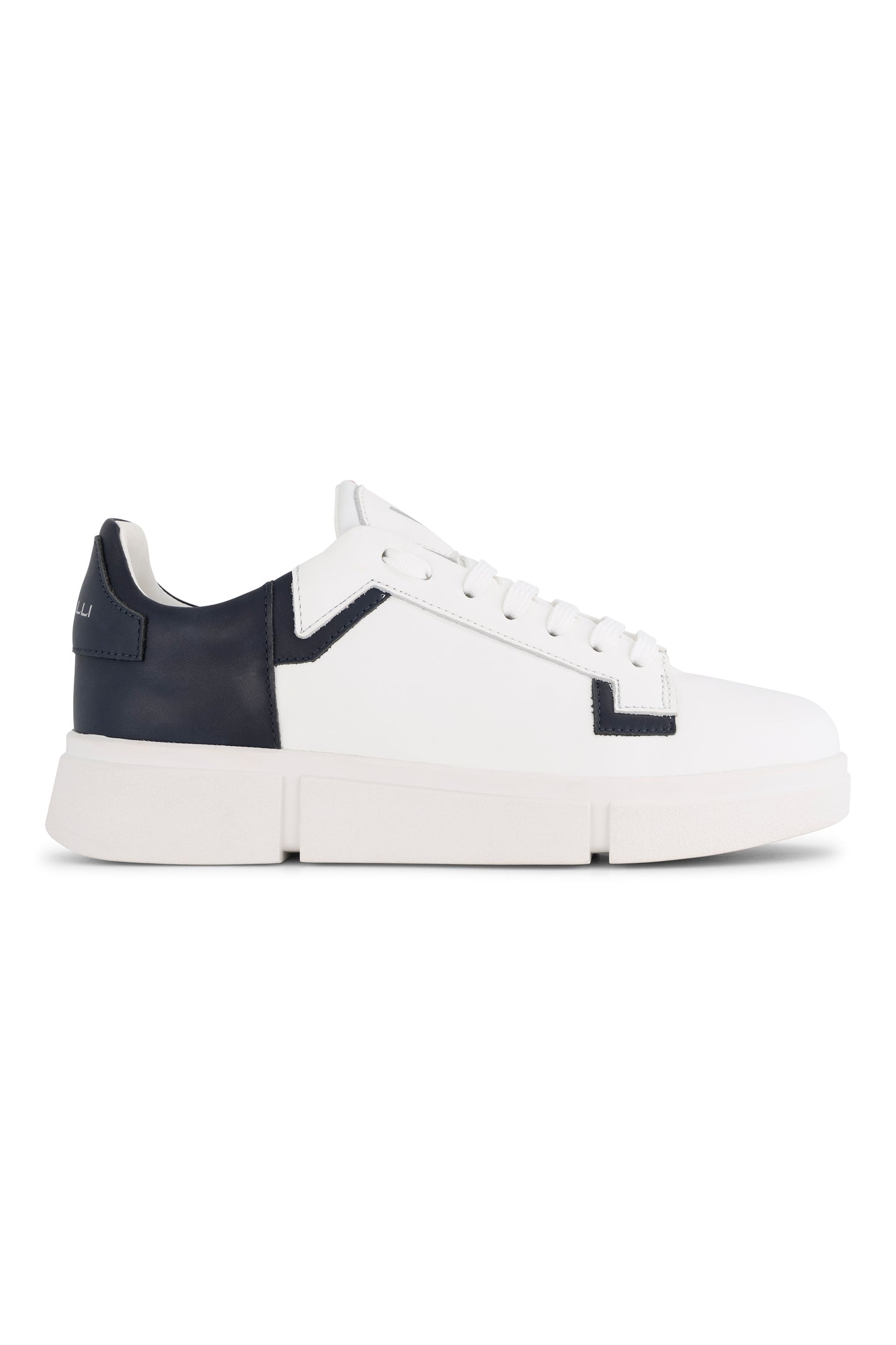 VS-002 White/Navy - Sneaker - Vassalli