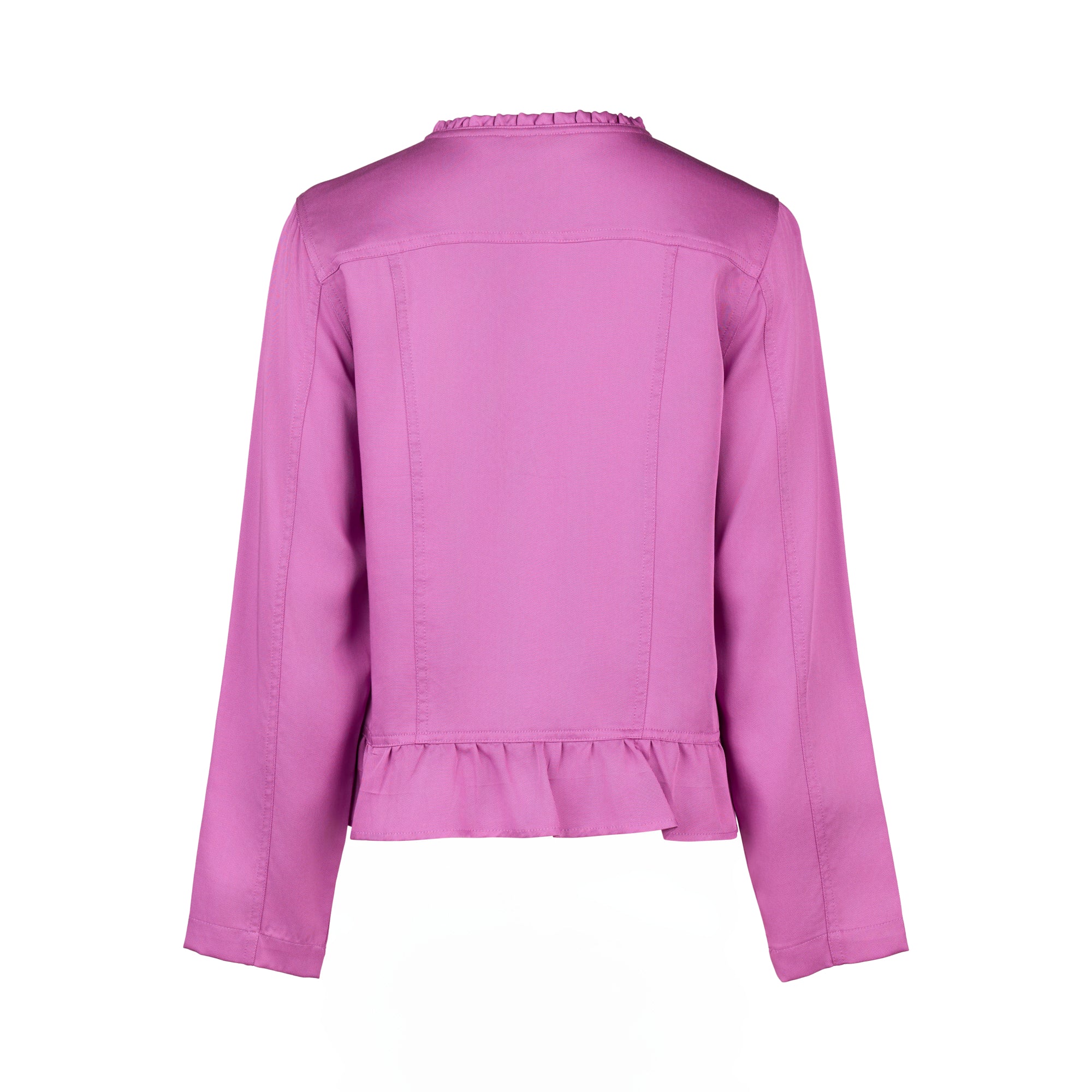 2047N Frill Hem Jacket - Orchid - Vassalli