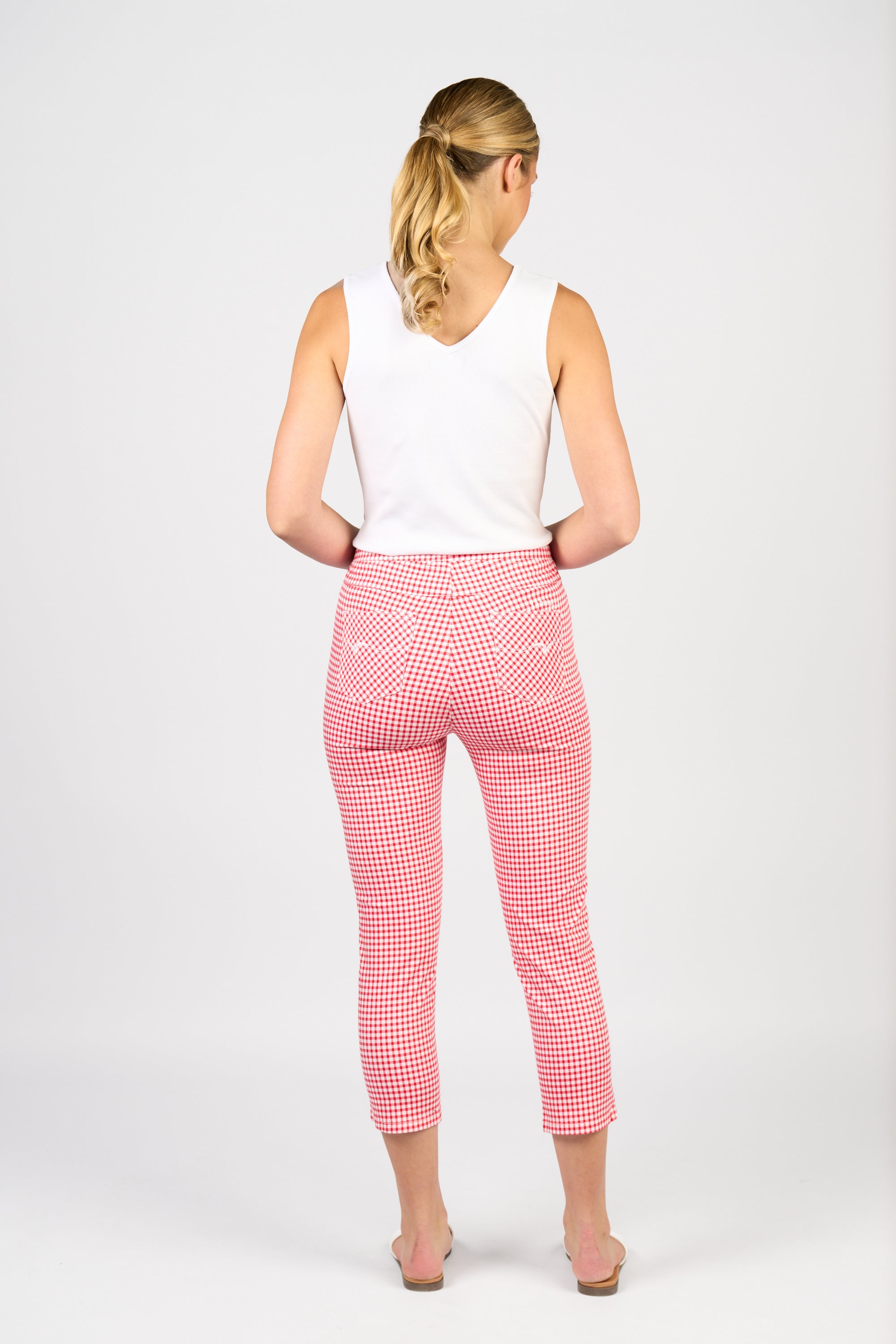 271LW Harbour 7/8 - Red Gingham - Vassalli