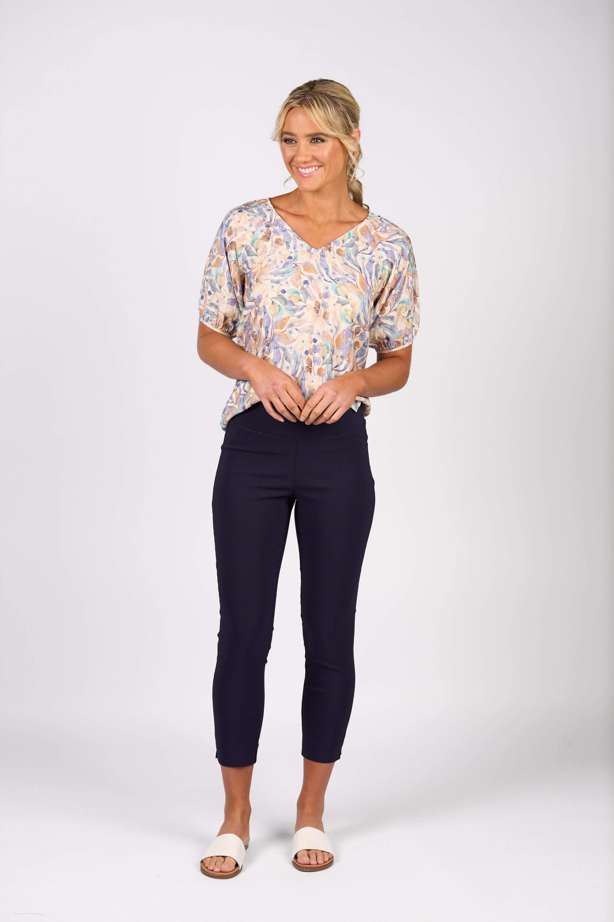 299 7/8 Pull On - Navy - Vassalli