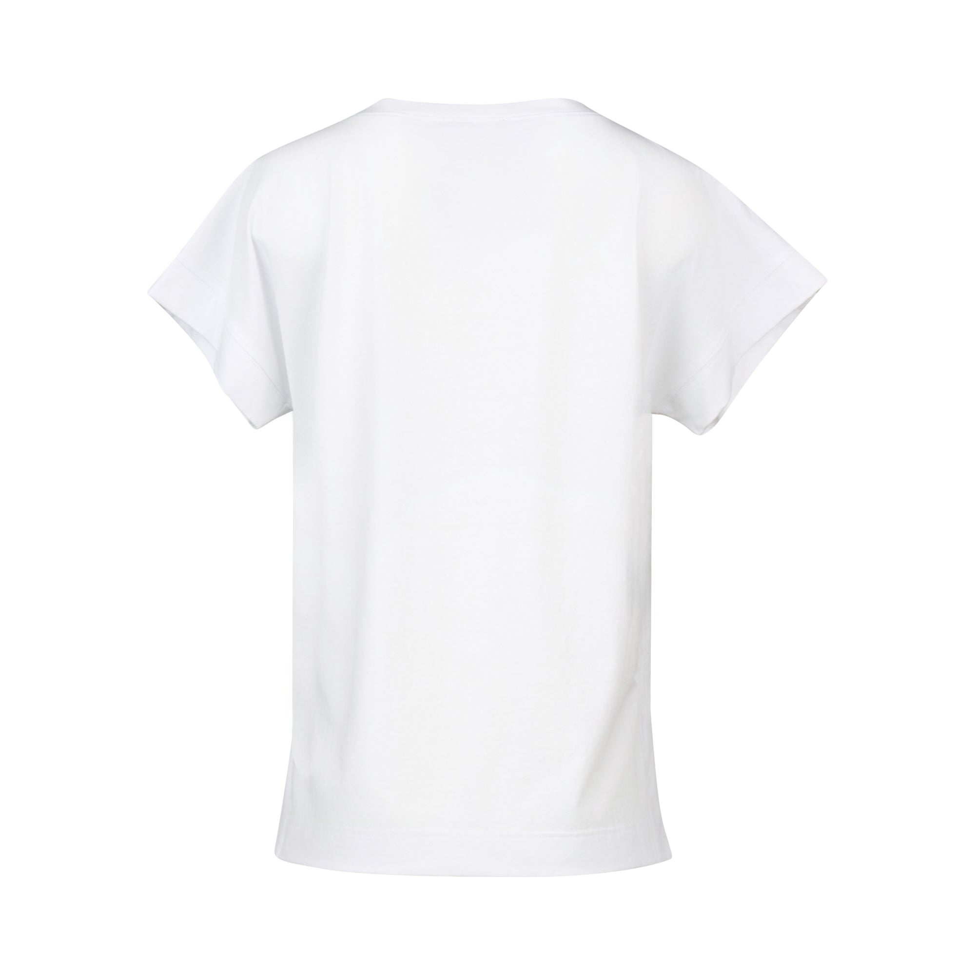 4363 Drop Sleeve Top - White - Vassalli