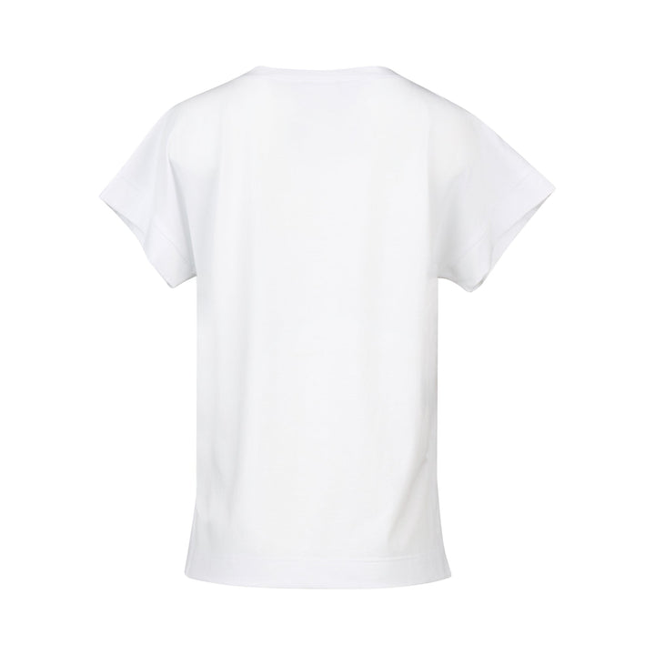 4363 Drop Sleeve Top - White - Vassalli