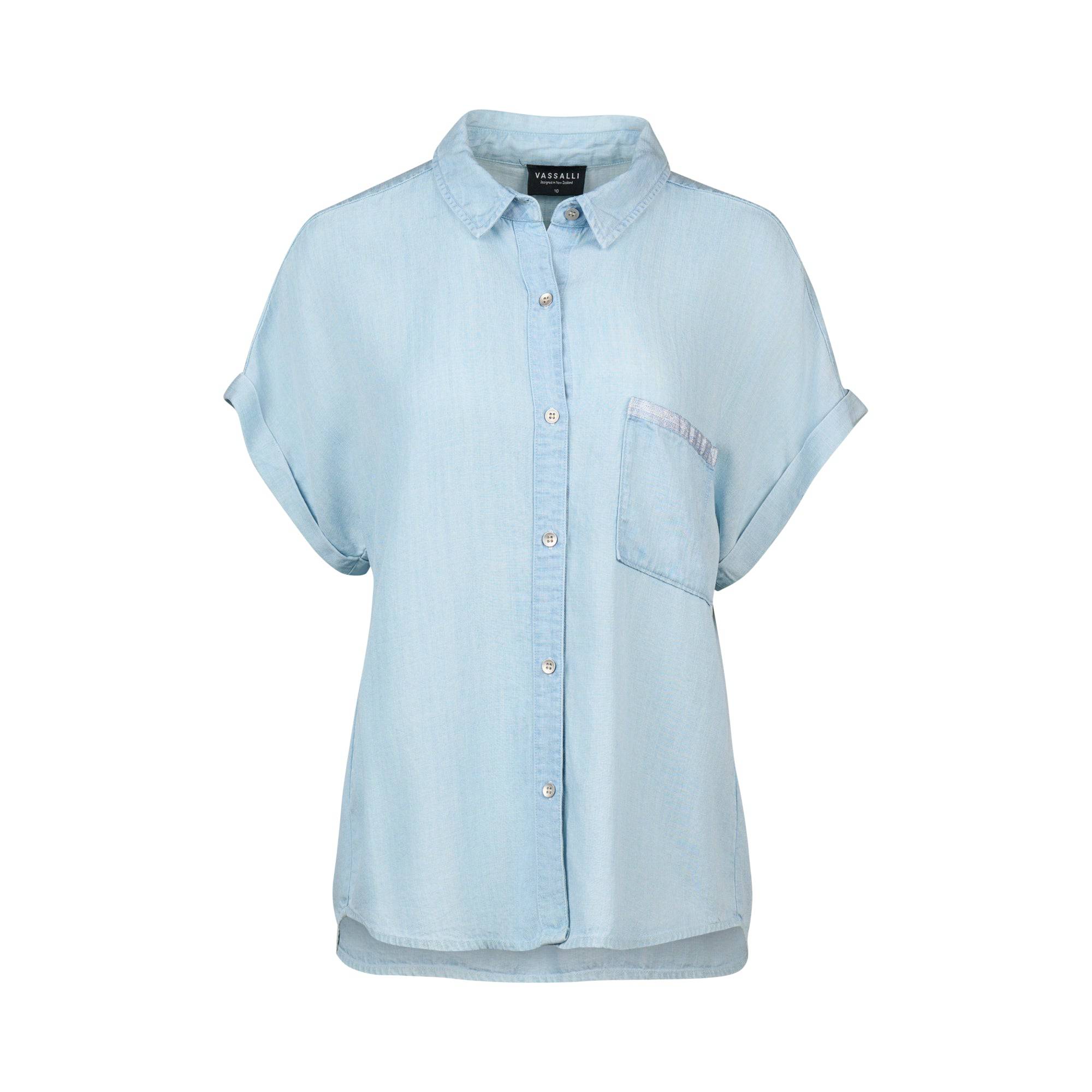 4455 Shirt - Chambray - Vassalli