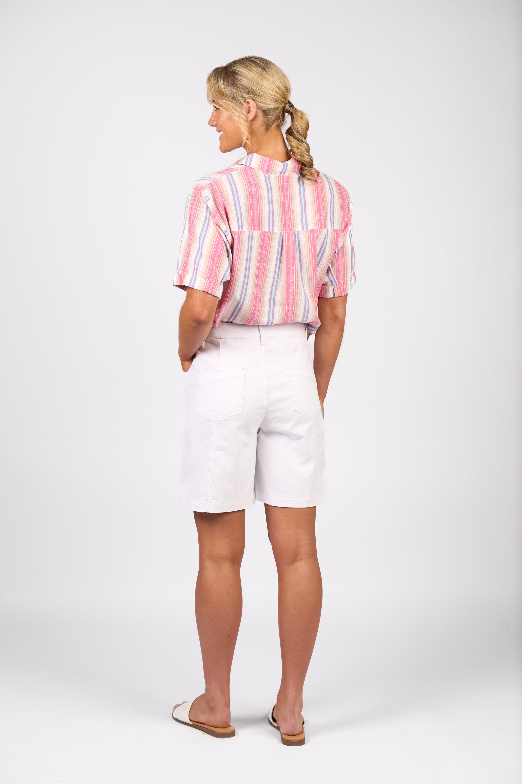 5033 Shorts - White Denim - Vassalli