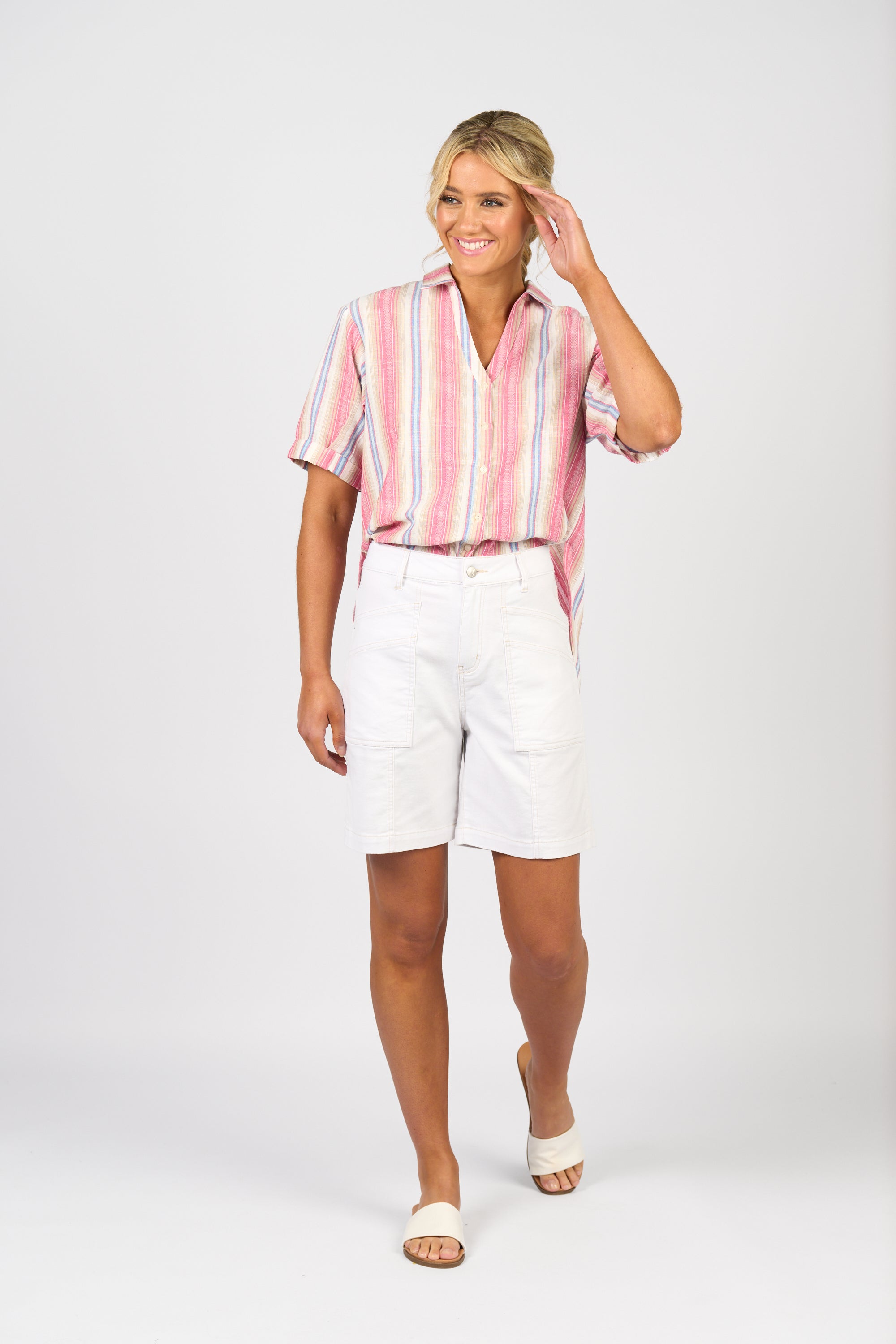 5033 Shorts - White Denim - Vassalli