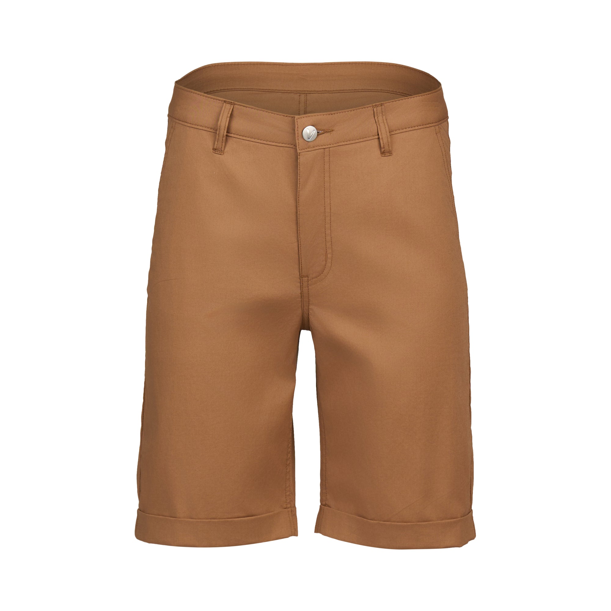 5775A Above Knee Short - Pecan - Vassalli