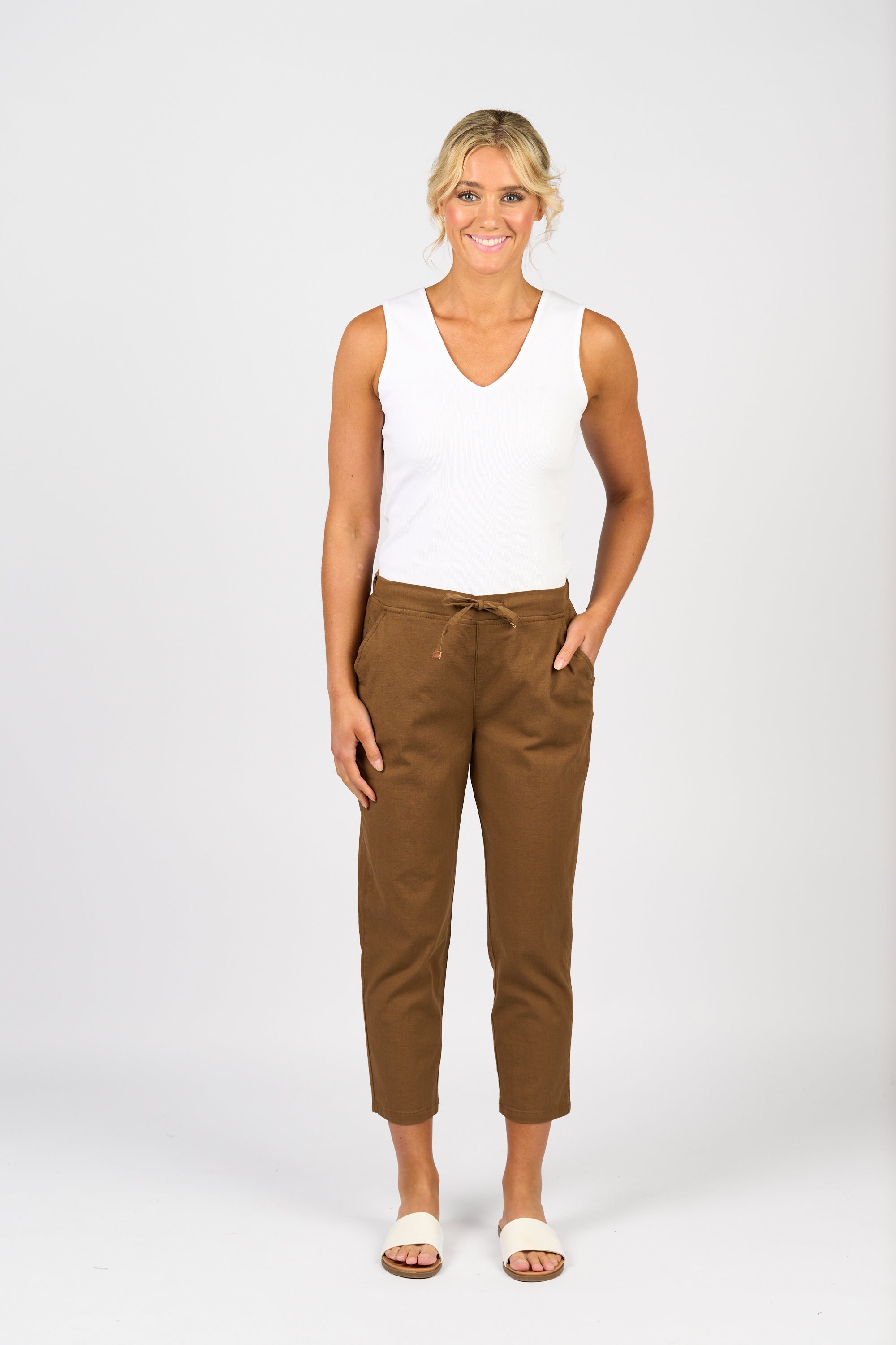 5790 7/8 Pant - Pecan - Vassalli
