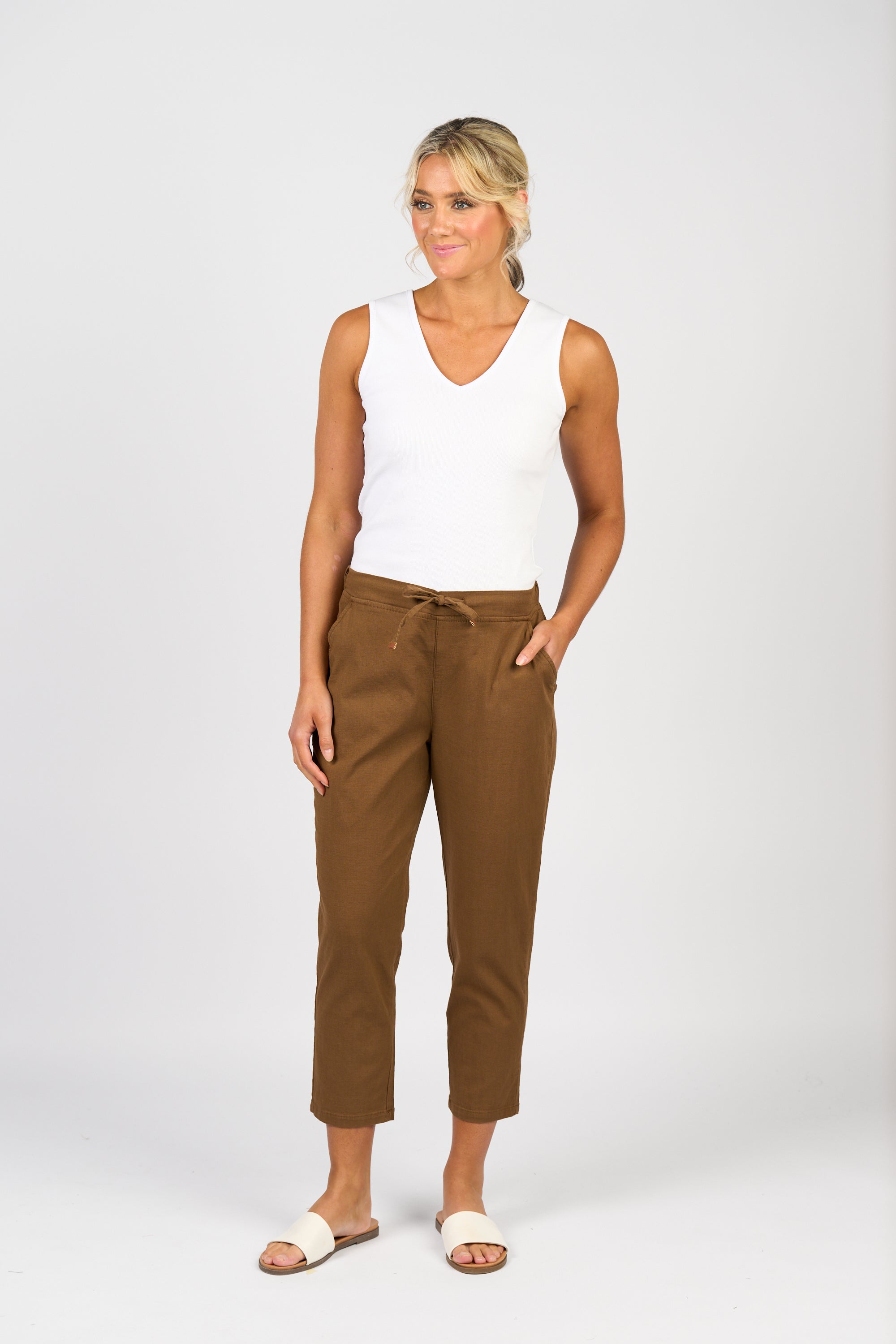 5790 7/8 Pant - Pecan - Vassalli