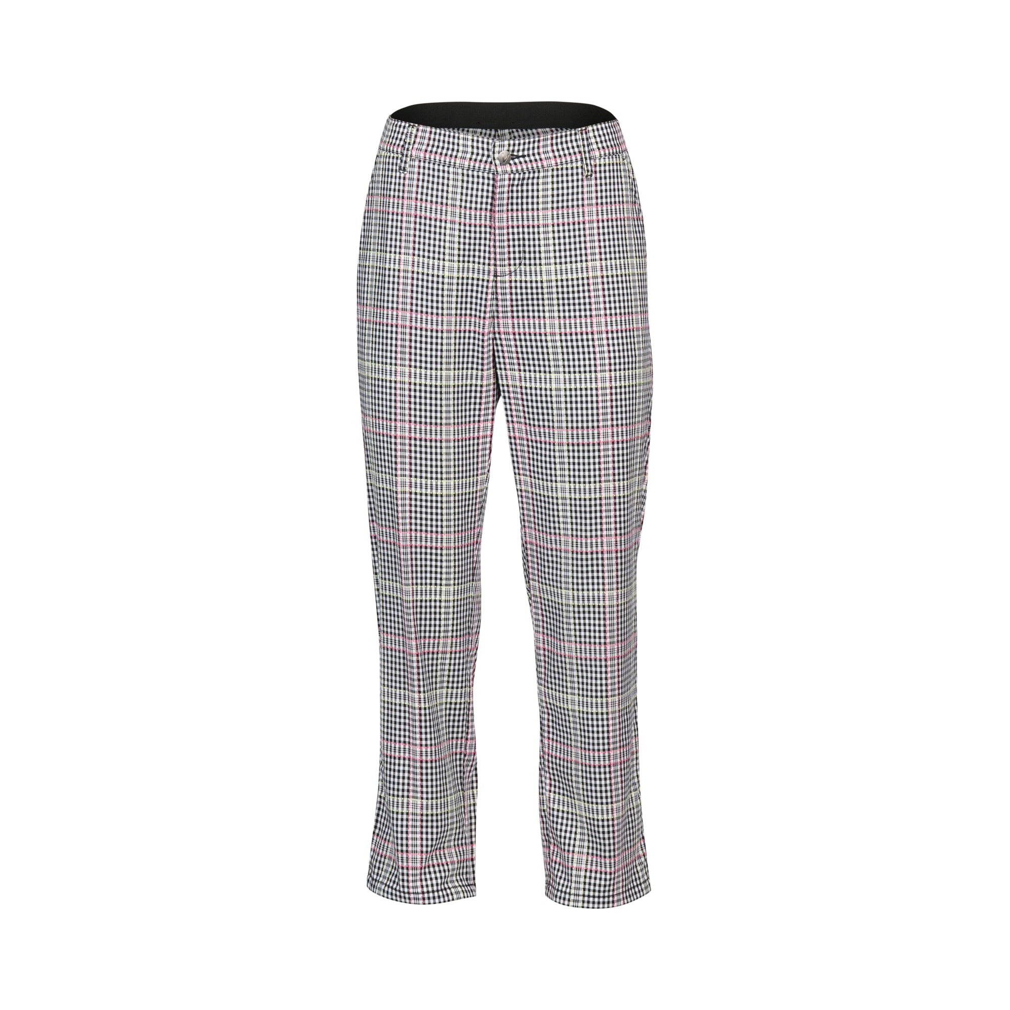 5963A Ankle Grazer Pant - Multi Check - Vassalli