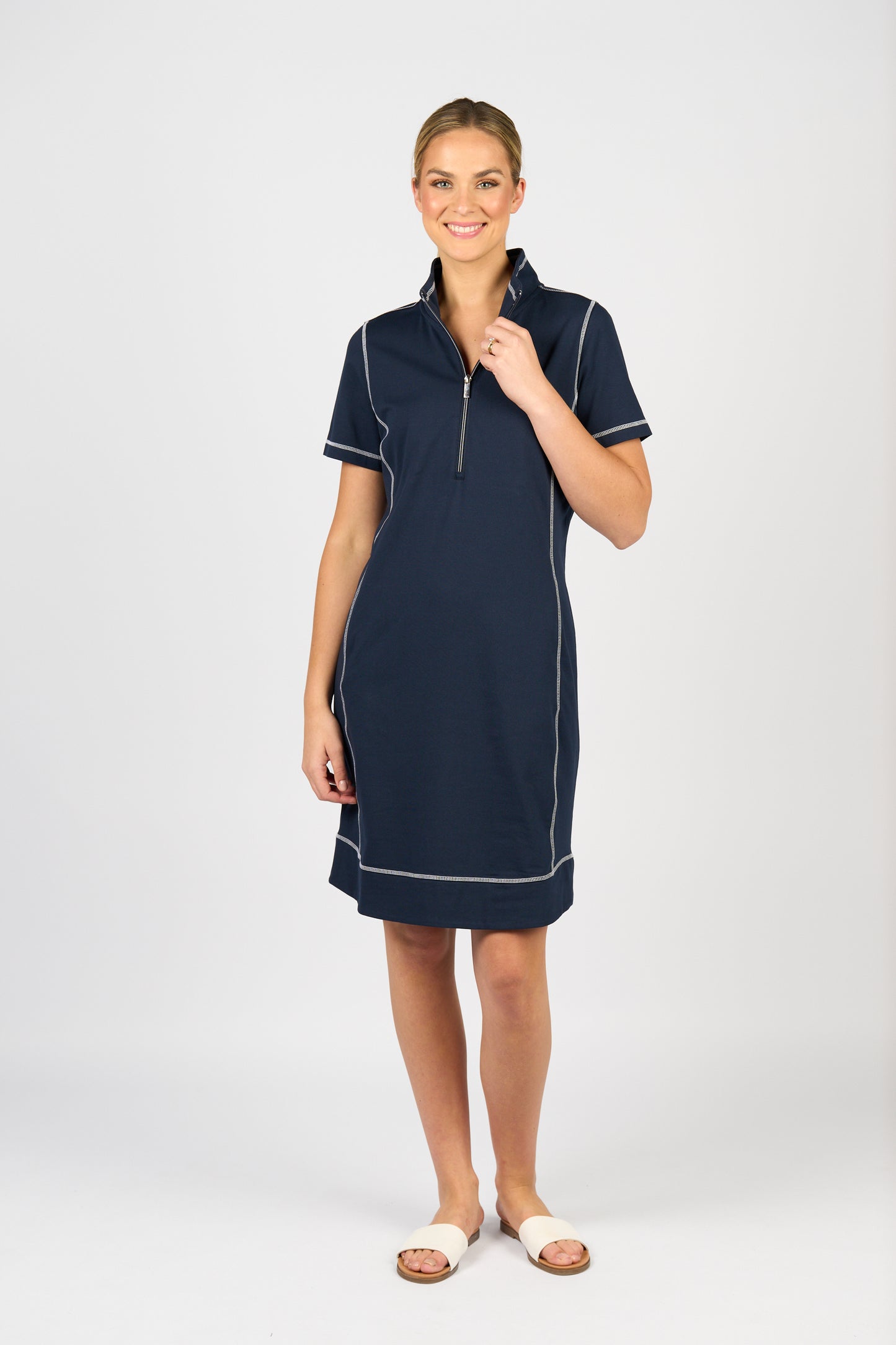 6104 Knit Dress - Ink
