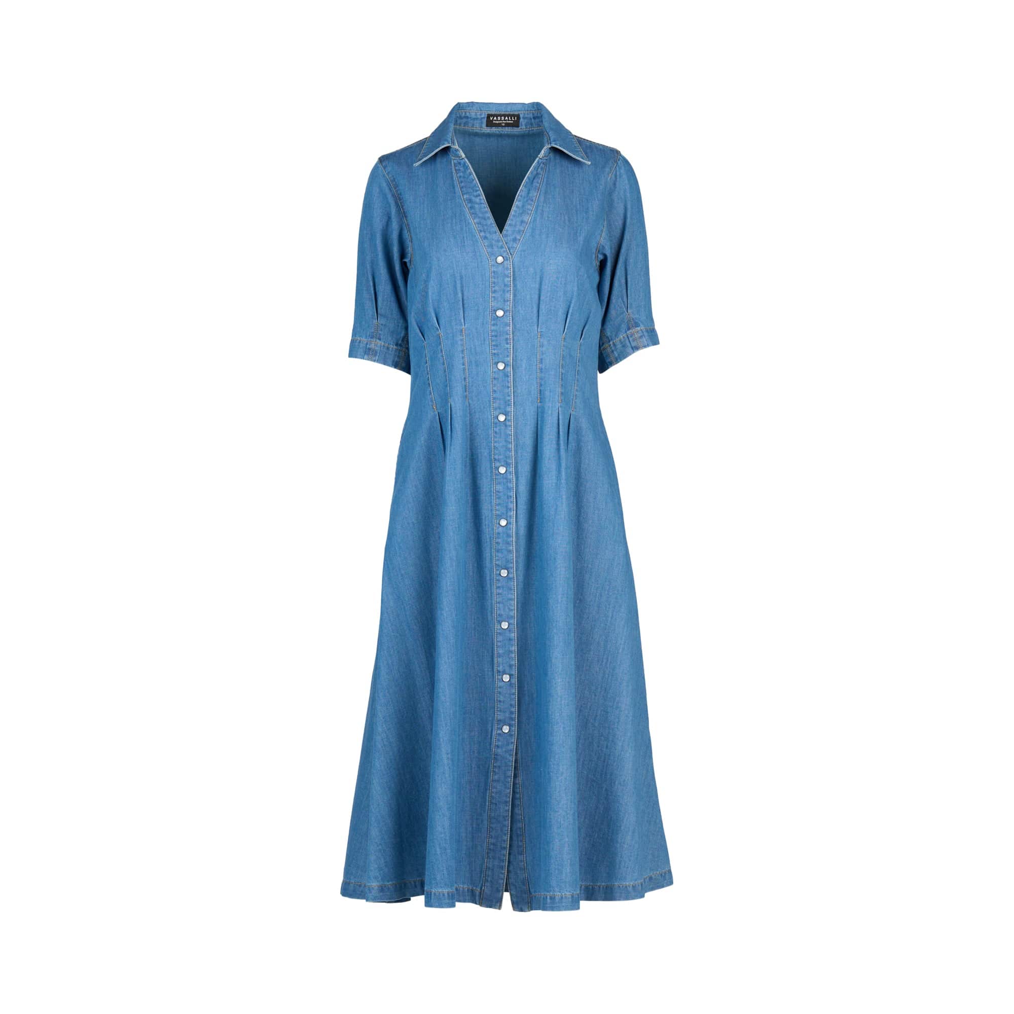 6114 Dress - Mid Wash - Vassalli