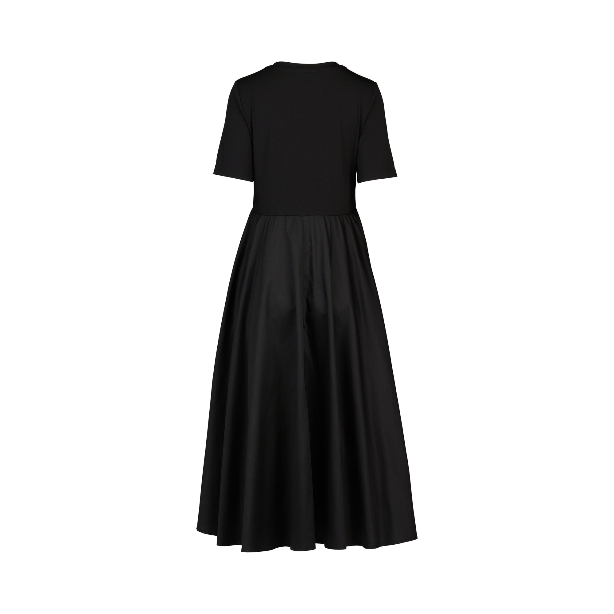 6117 T-Shirt Dress - Black - Vassalli