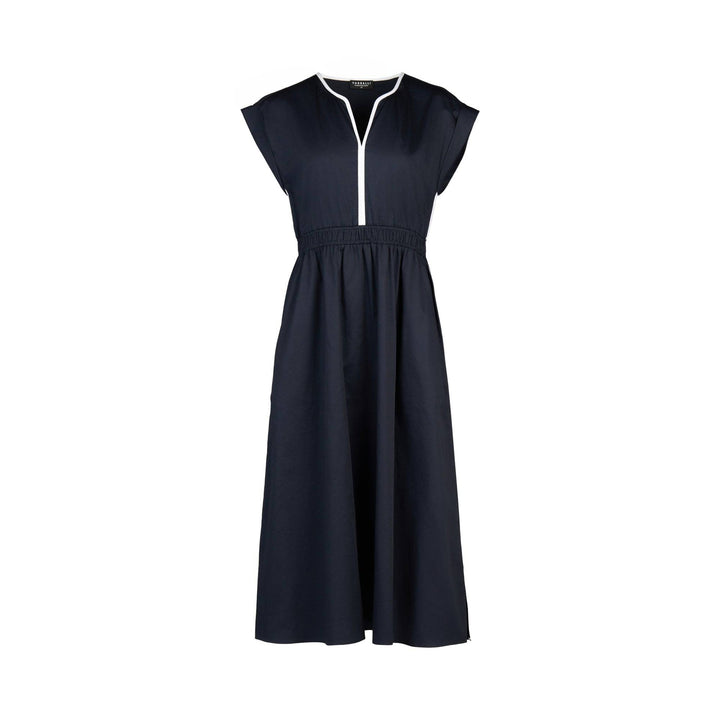 6118 Dress - Ink/White - Vassalli