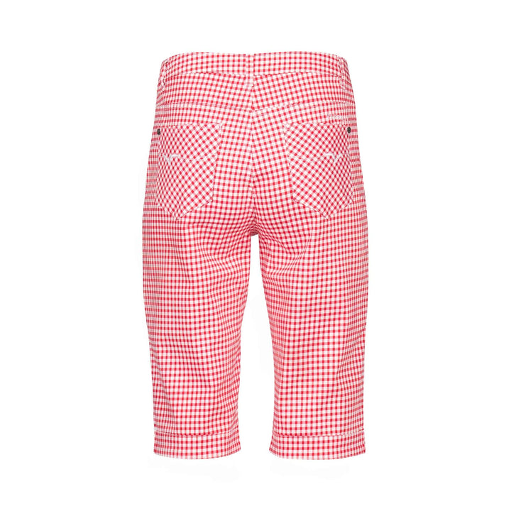 H1001ALW Lightweight Shorts - Red Gingham - Vassalli