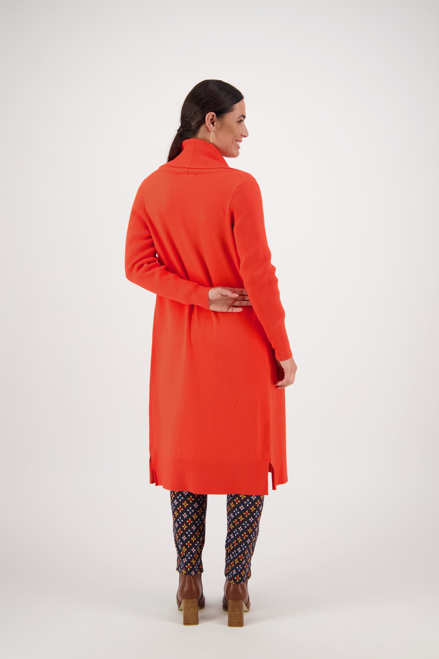 1065 Sunset - Open Longline Cardi with Pockets - Vassalli