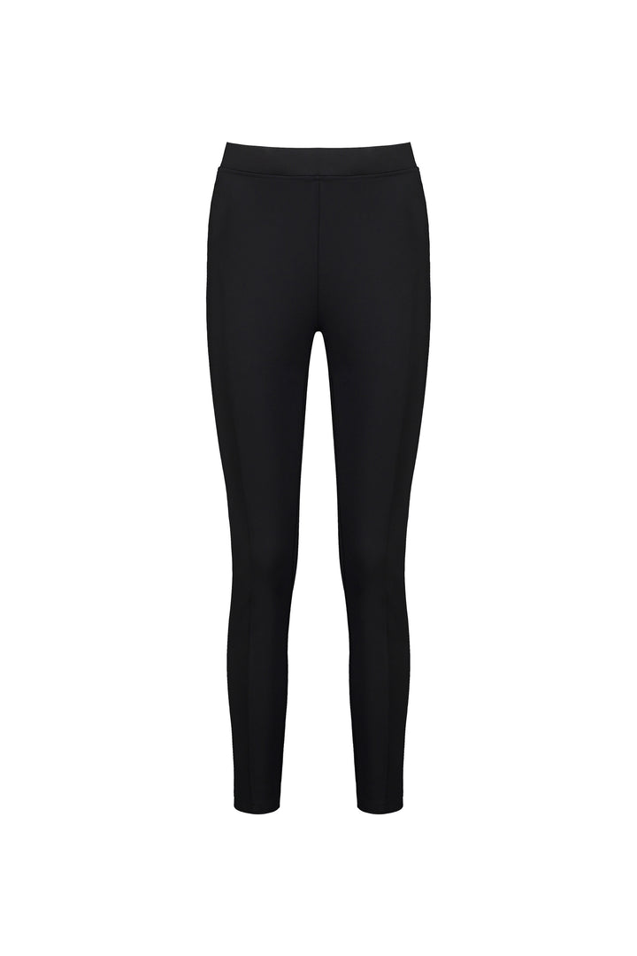 12105 Black - Skinny Leg Ankle Grazer Ponti Pull-On - Vassalli