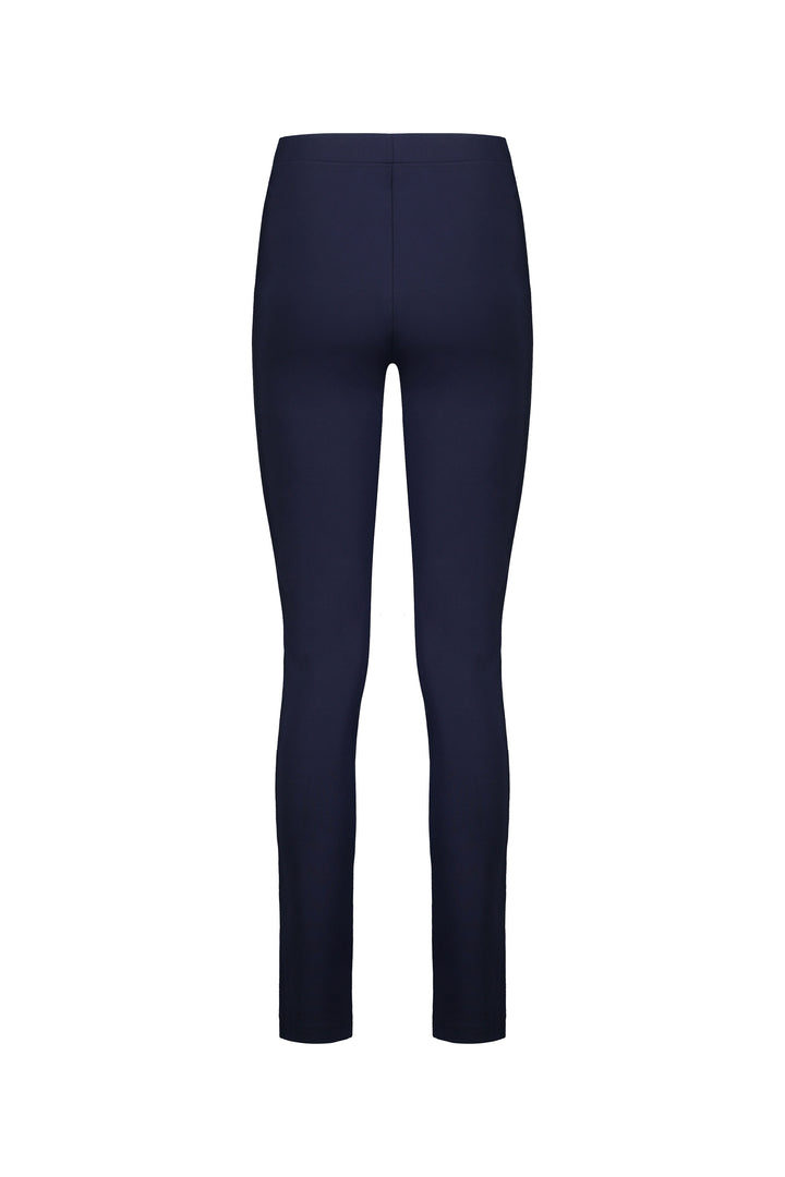 12106 Navy - Skinny Leg Full Length Ponti Pull-On - Vassalli