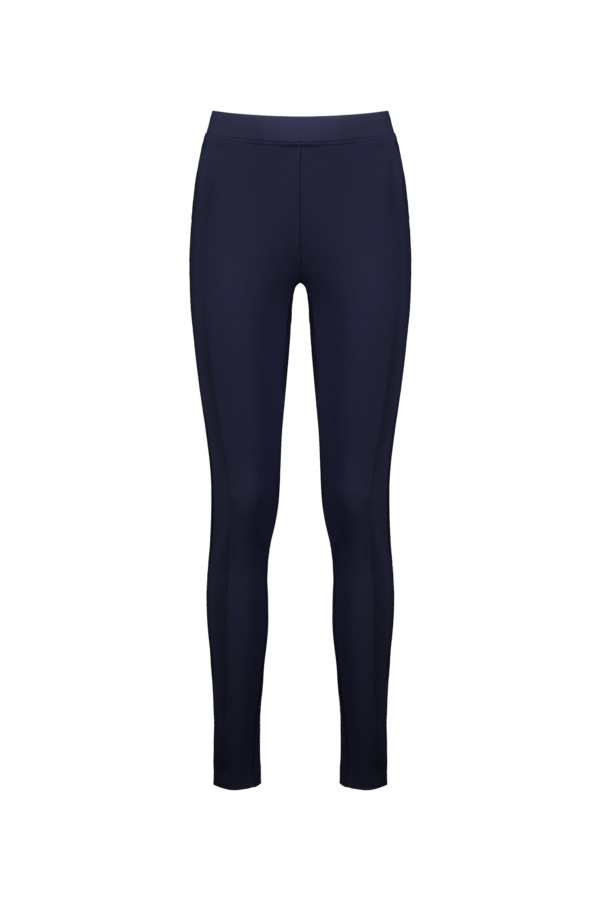 12106 Navy - Skinny Leg Full Length Ponti Pull-On - Vassalli
