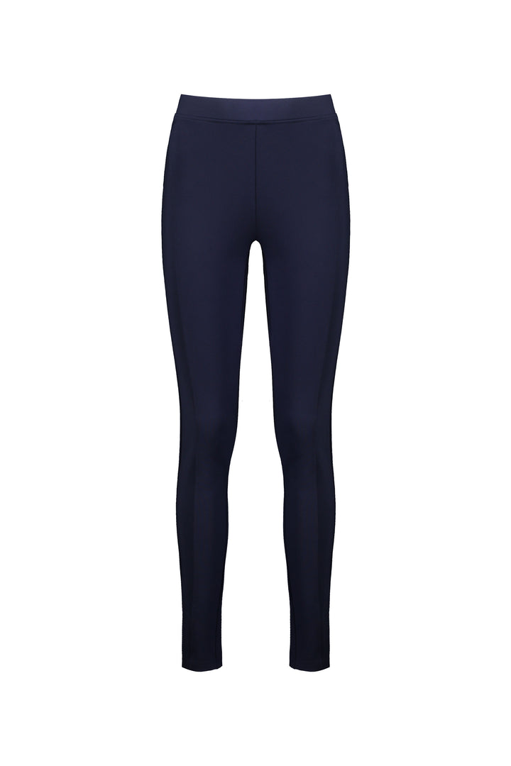 12106 Navy - Skinny Leg Full Length Ponti Pull-On - Vassalli