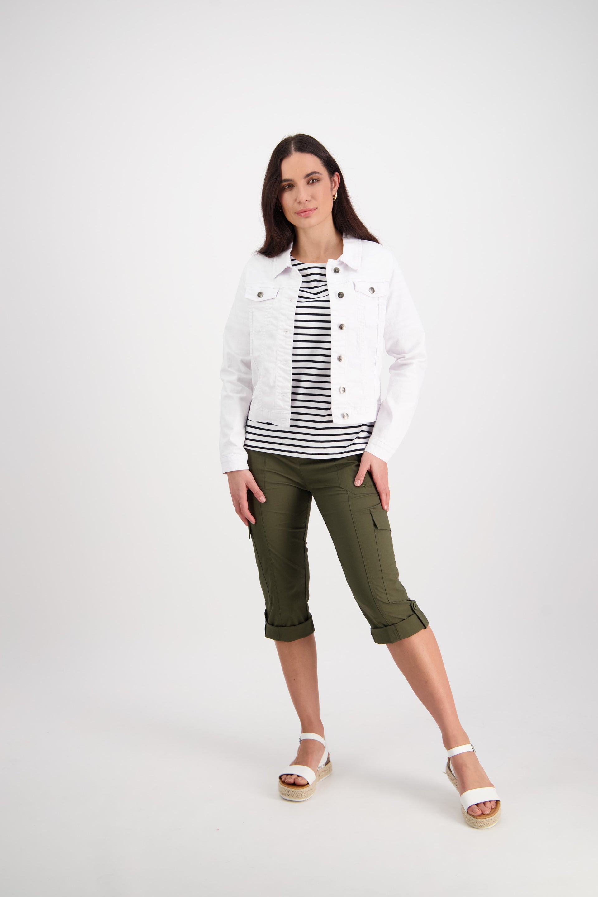 2017P White Denim - Denim Jacket - Vassalli