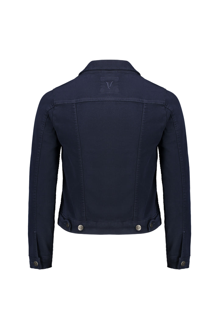 2053K Carbon - Knit Denim Button-Up Jacket - Vassalli