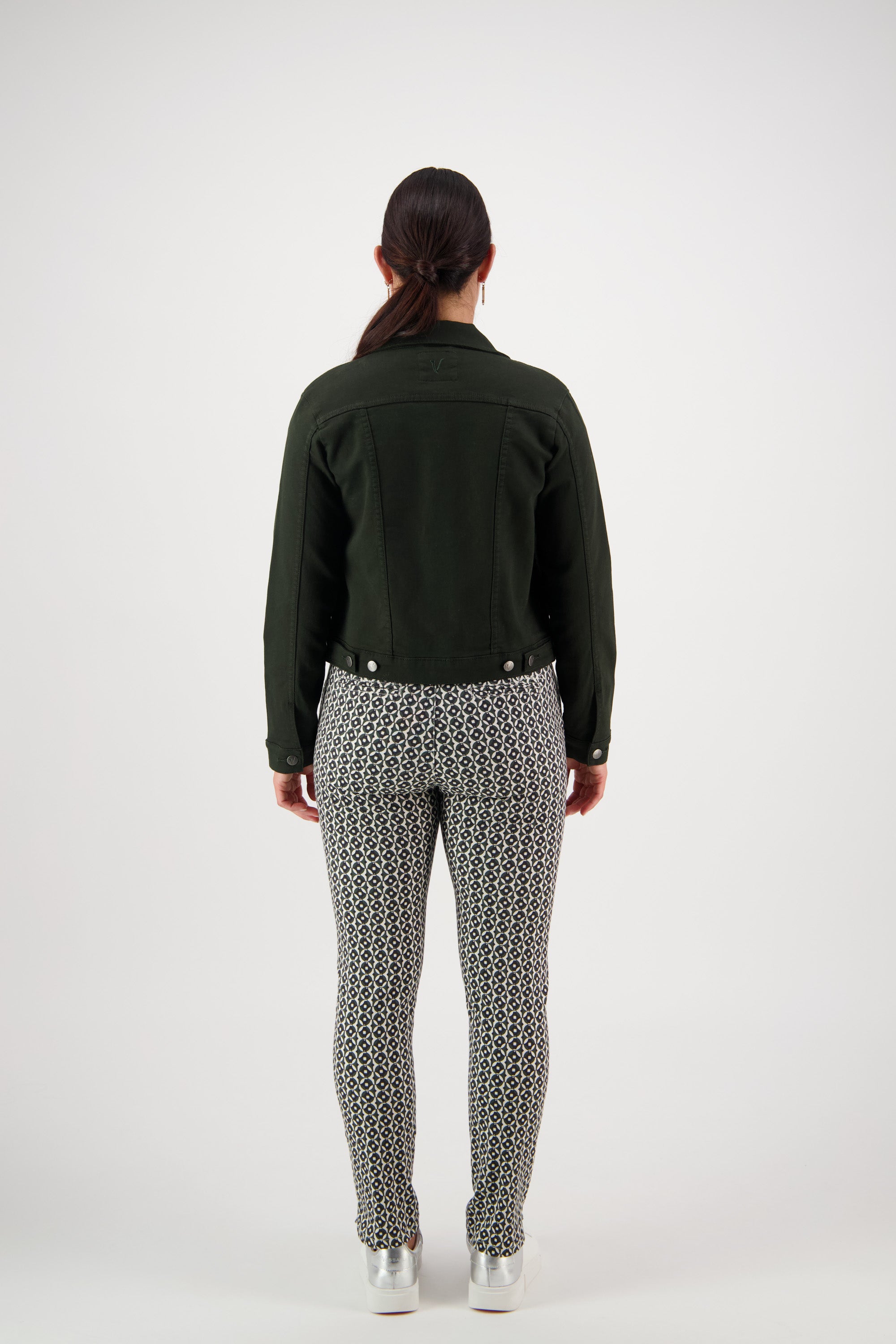 2053K Forest - Knit Denim Button-Up Jacket - Vassalli