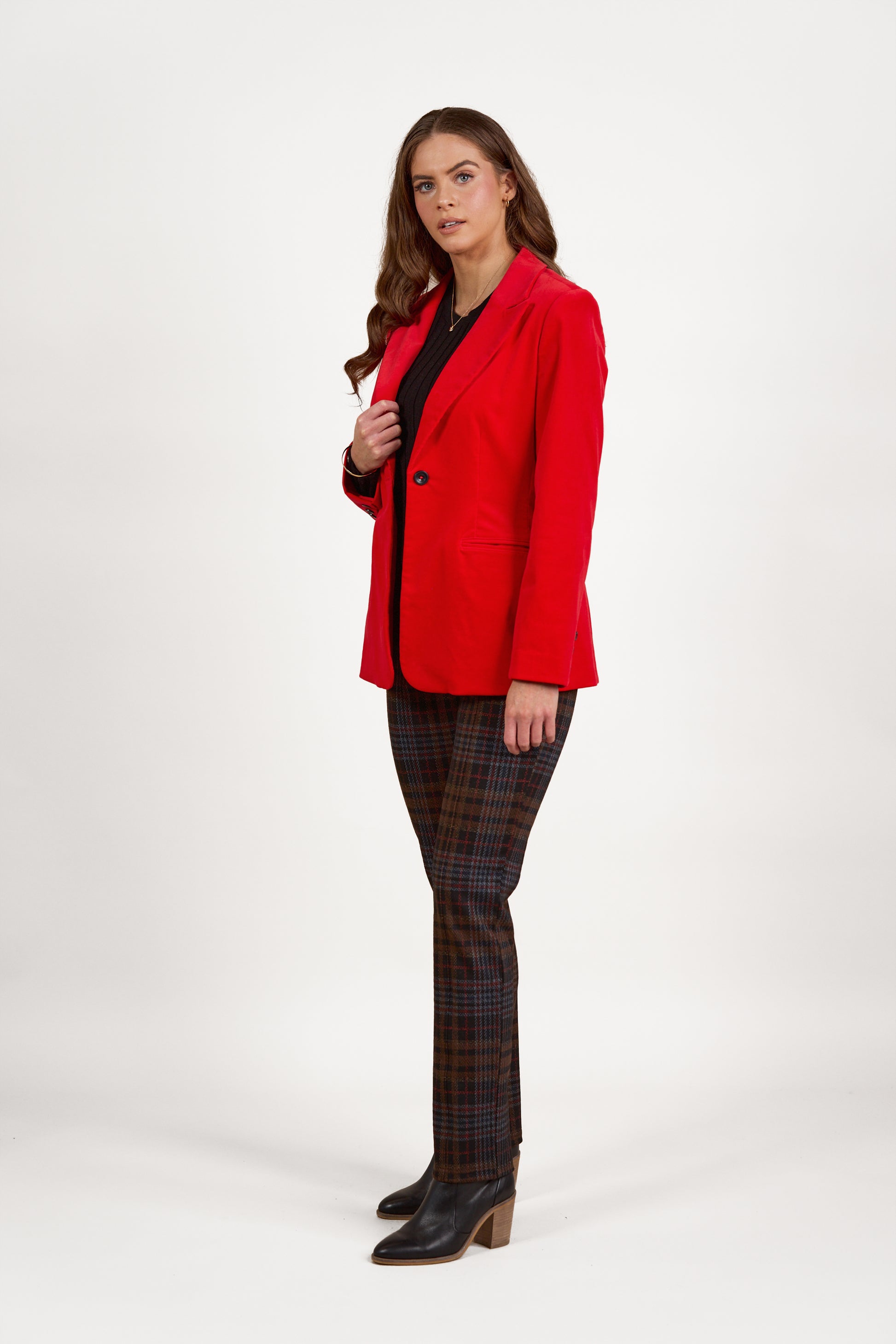 2063M Fiesta - Shaped Pinwale Cord Blazer - Vassalli